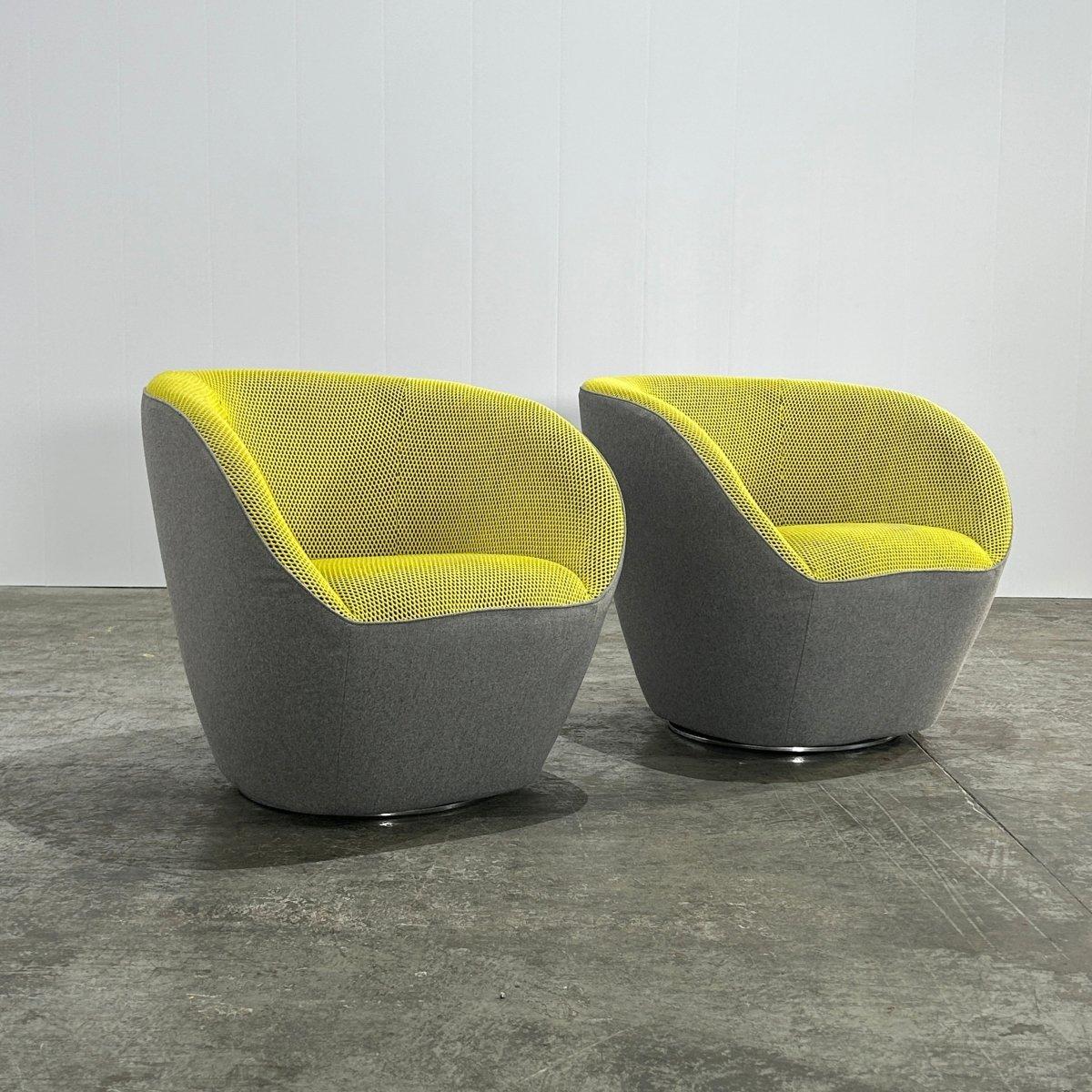 Sillones Roche Bobois Edito de Sacha Lakic, set de dos en Bueno estado para la venta en Basildon, London