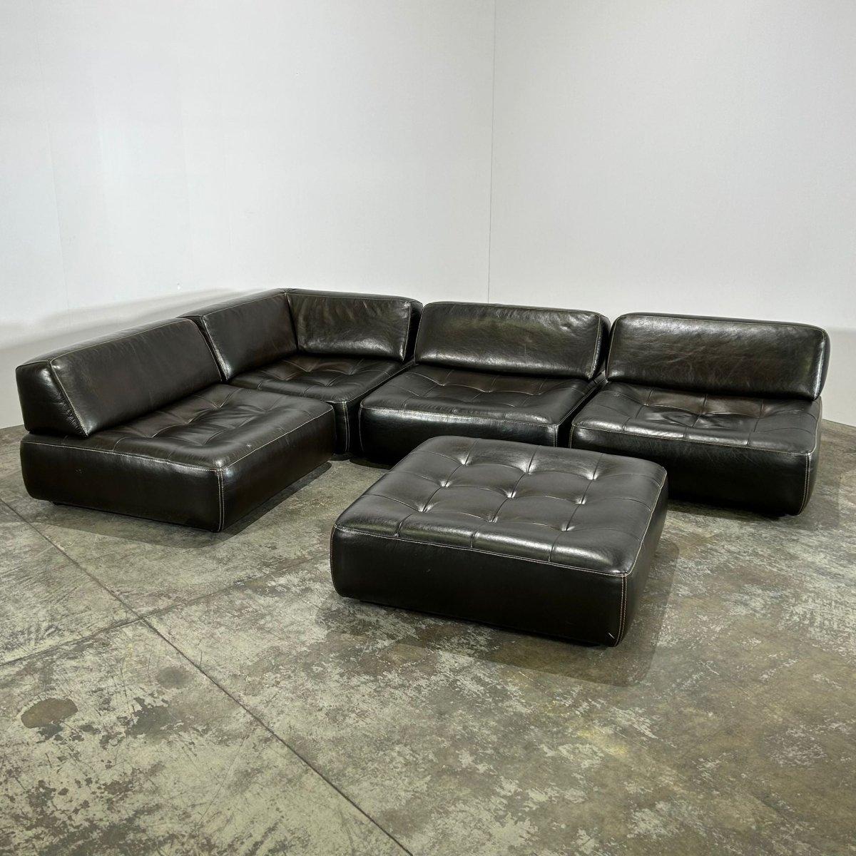 Roche Bobois Flight Jacket Sektionssofa & Ottomane im Angebot 5