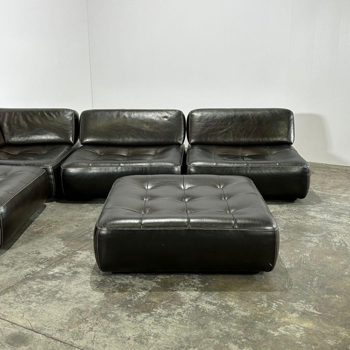 Roche Bobois Flight Jacket Sektionssofa & Ottomane im Angebot 1