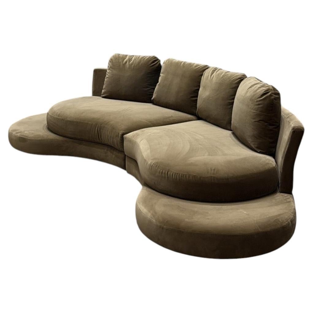 Roche Bobois Formentera Curved Sofa [Available for Custom Upholstery]