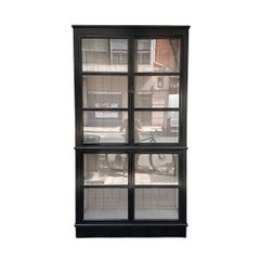 Roche Bobois France, Black display case/architect library “Architecte