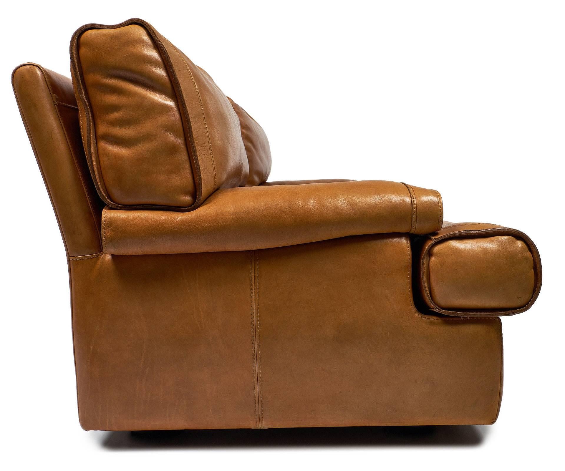 Baxter Italian Leather Sofa 1