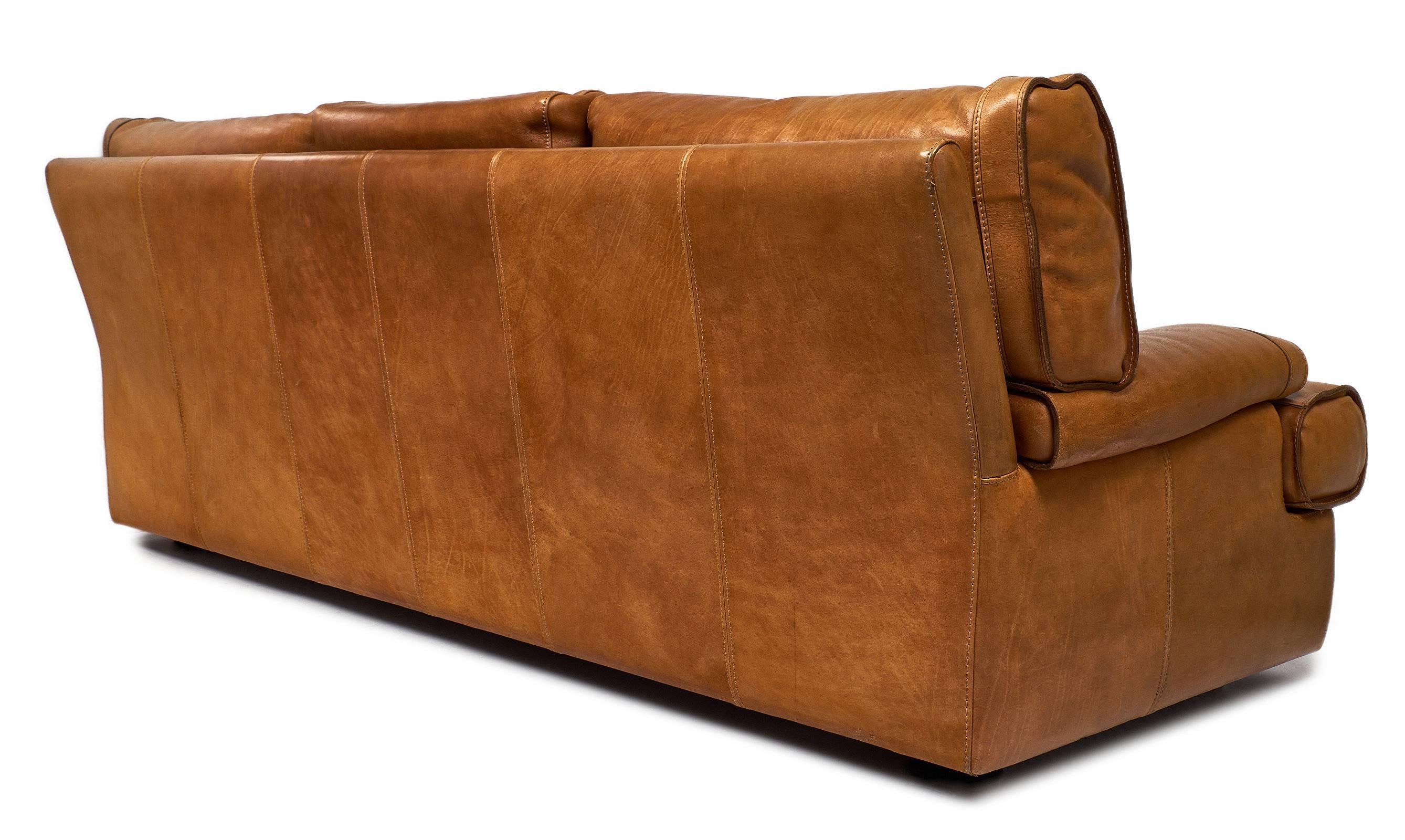 Baxter Italian Leather Sofa 2
