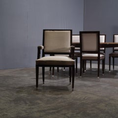 Roche Bobois Grand Hotel Dining Armchairs by Pierre Dubois, Set of Two