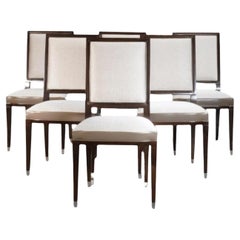 Silla de comedor Roche Bobois Grand Hotel de Pierre Dubois y Aimé Cécil, set de seis piezas