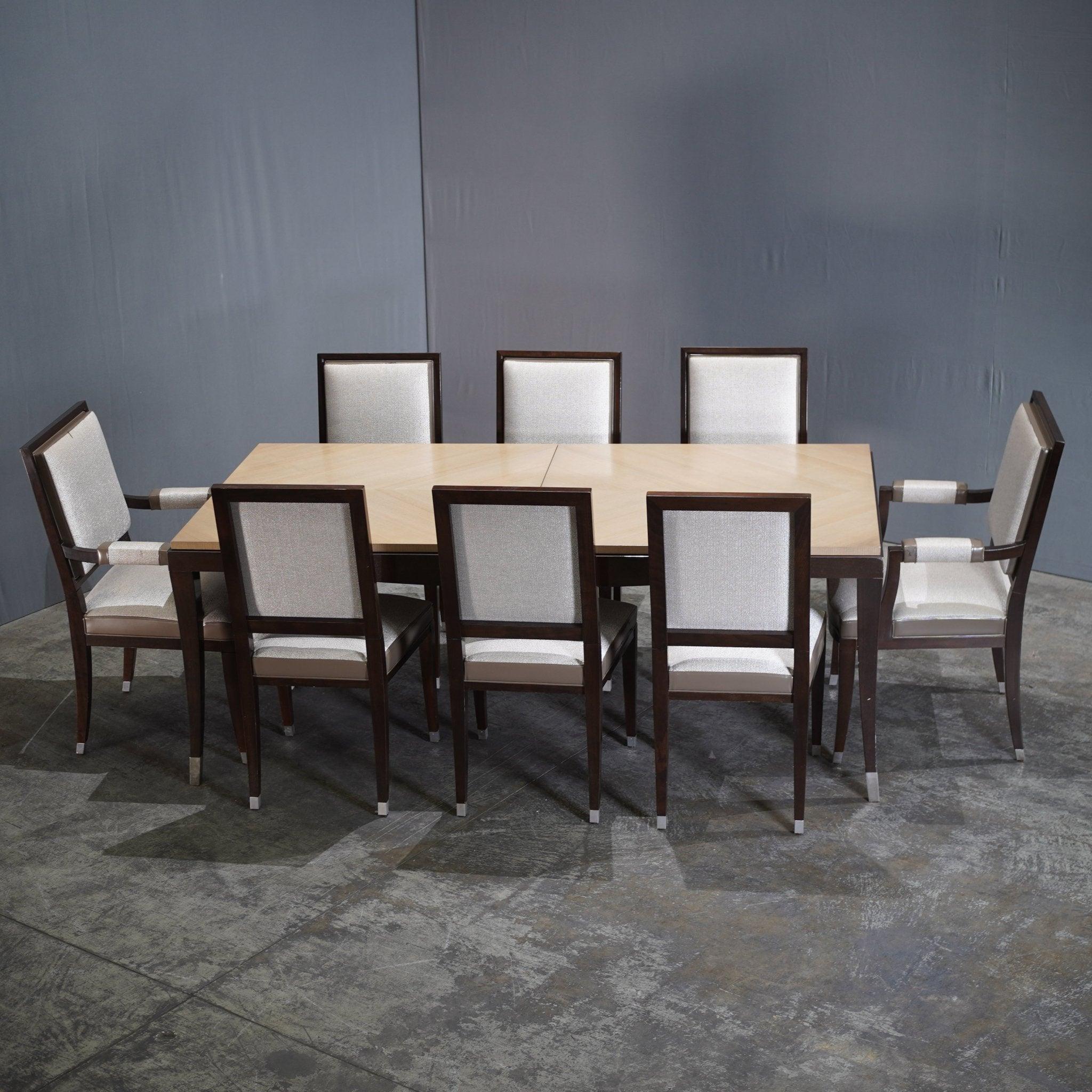 Métal Table de salle à manger extensible Roche Bobois Grand Hotel par Pierre Dubois & Aimé Cécil en vente