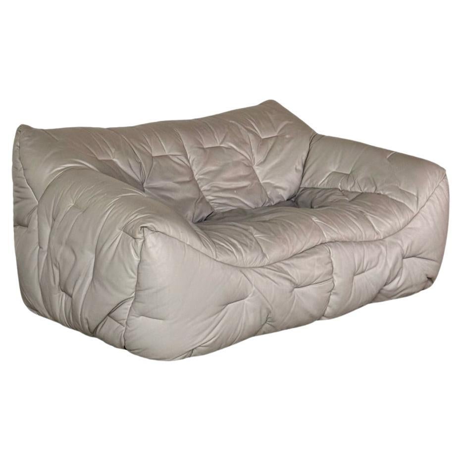 Roche Bobois 'Informel' Zweisitzer-Sofa - Originalpolsterung aus Naturleder im Angebot