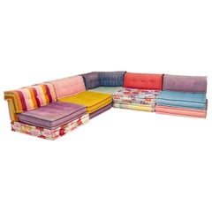 Roche Bobois Kenzo Fabric Mah Jong Sectional Sofa, Set of 15