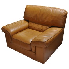 Vintage Roche Bobois Leather Club Chair