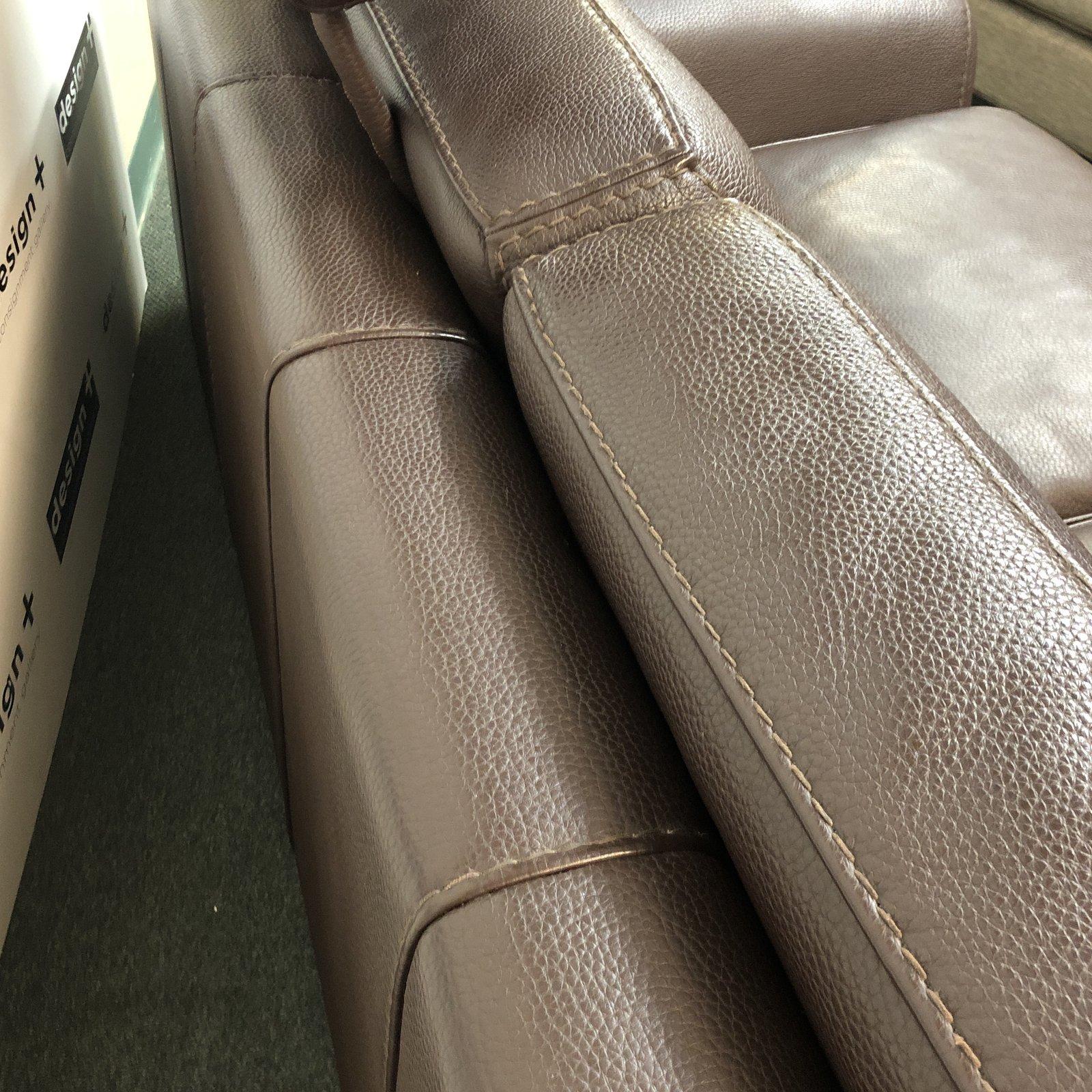Roche Bobois Leather Sofa For Sale 3