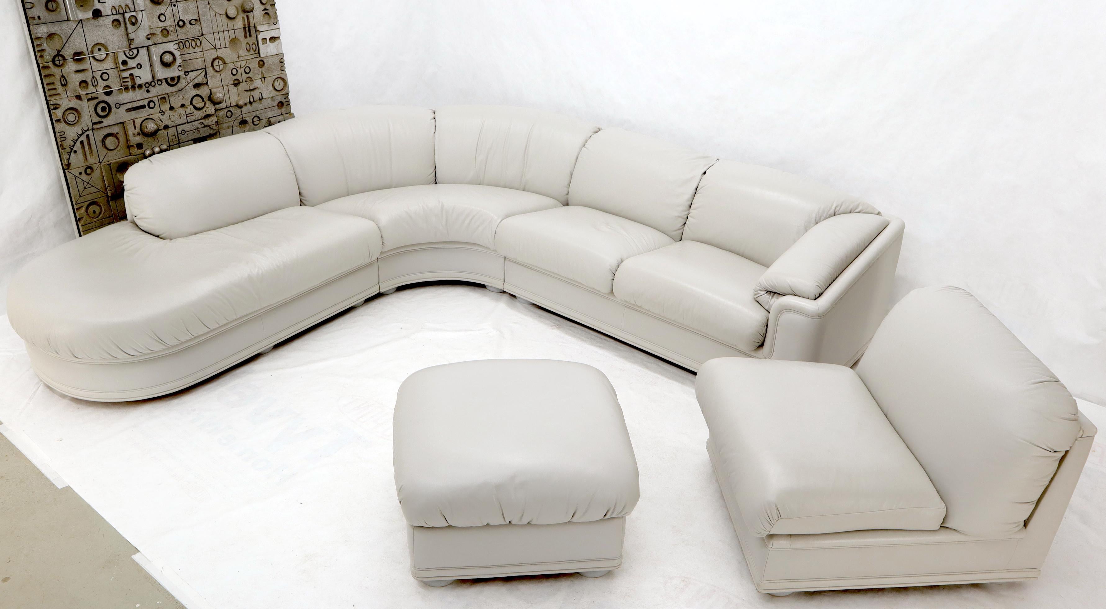 Roche Bobois Living Room Set Sectional Corner Sofa Lounge Chair Ottoman 10