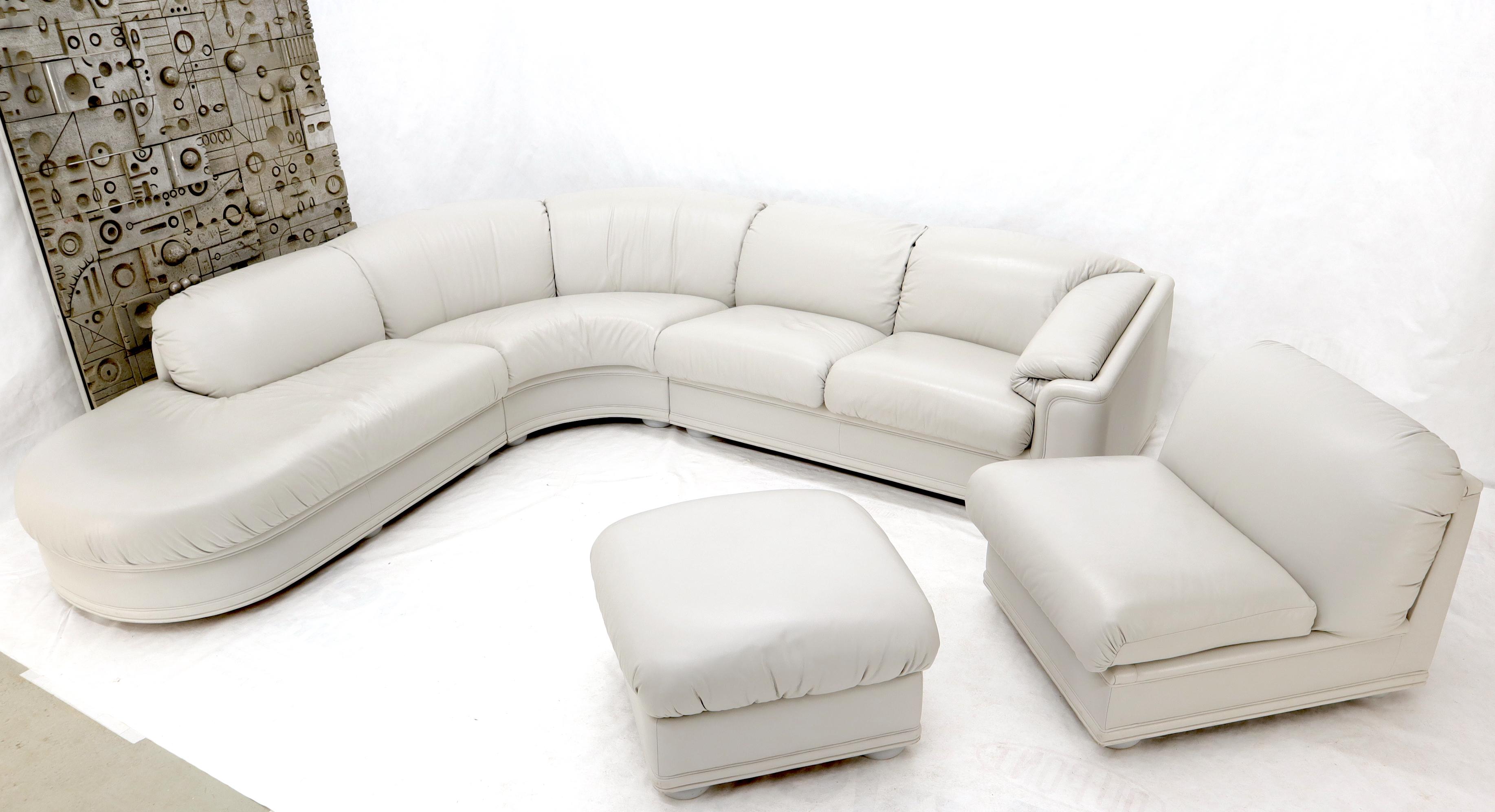 Roche Bobois Living Room Set Sectional Corner Sofa Lounge Chair Ottoman 11