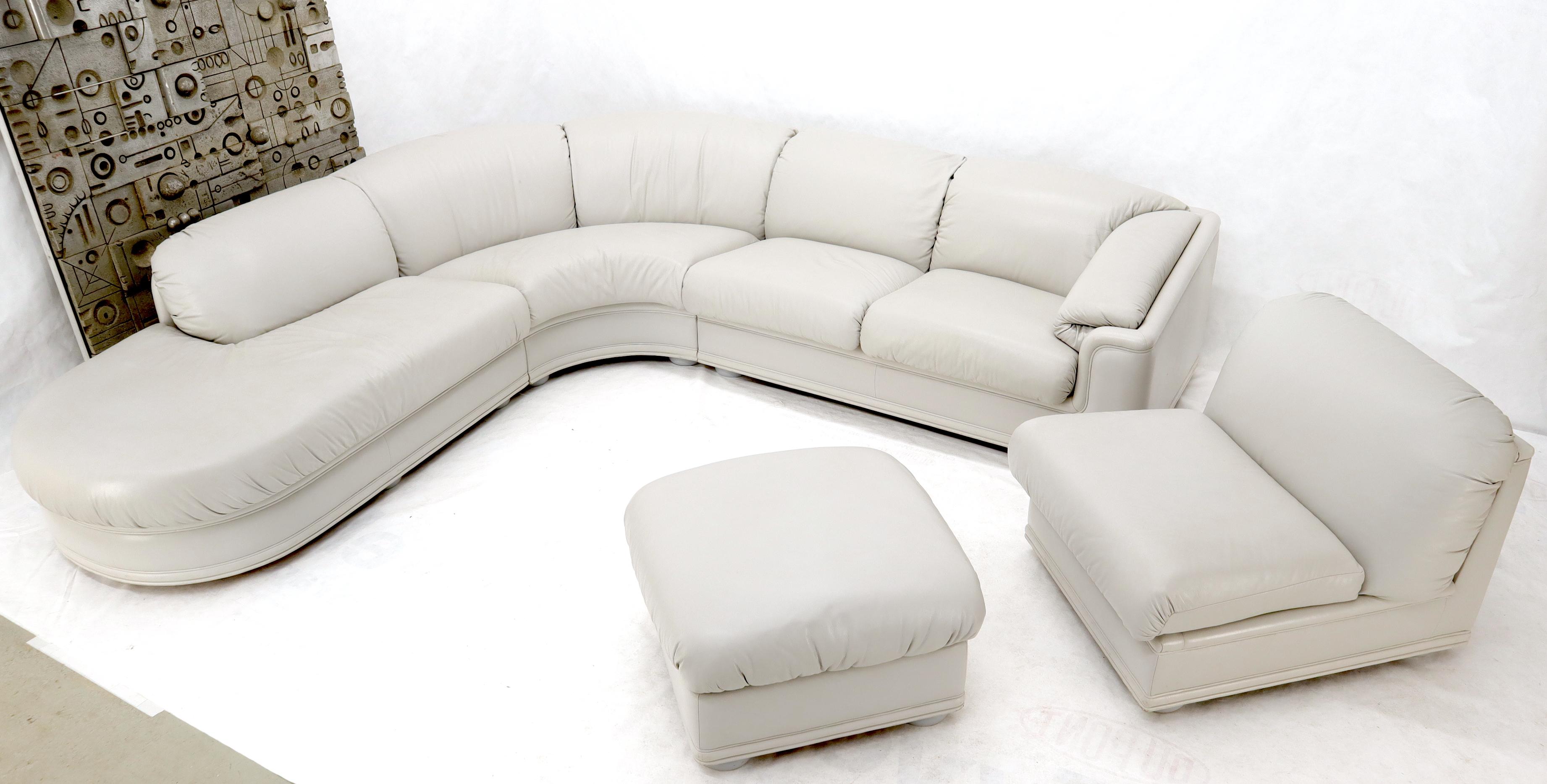 Roche Bobois Living Room Set Sectional Corner Sofa Lounge Chair Ottoman 12