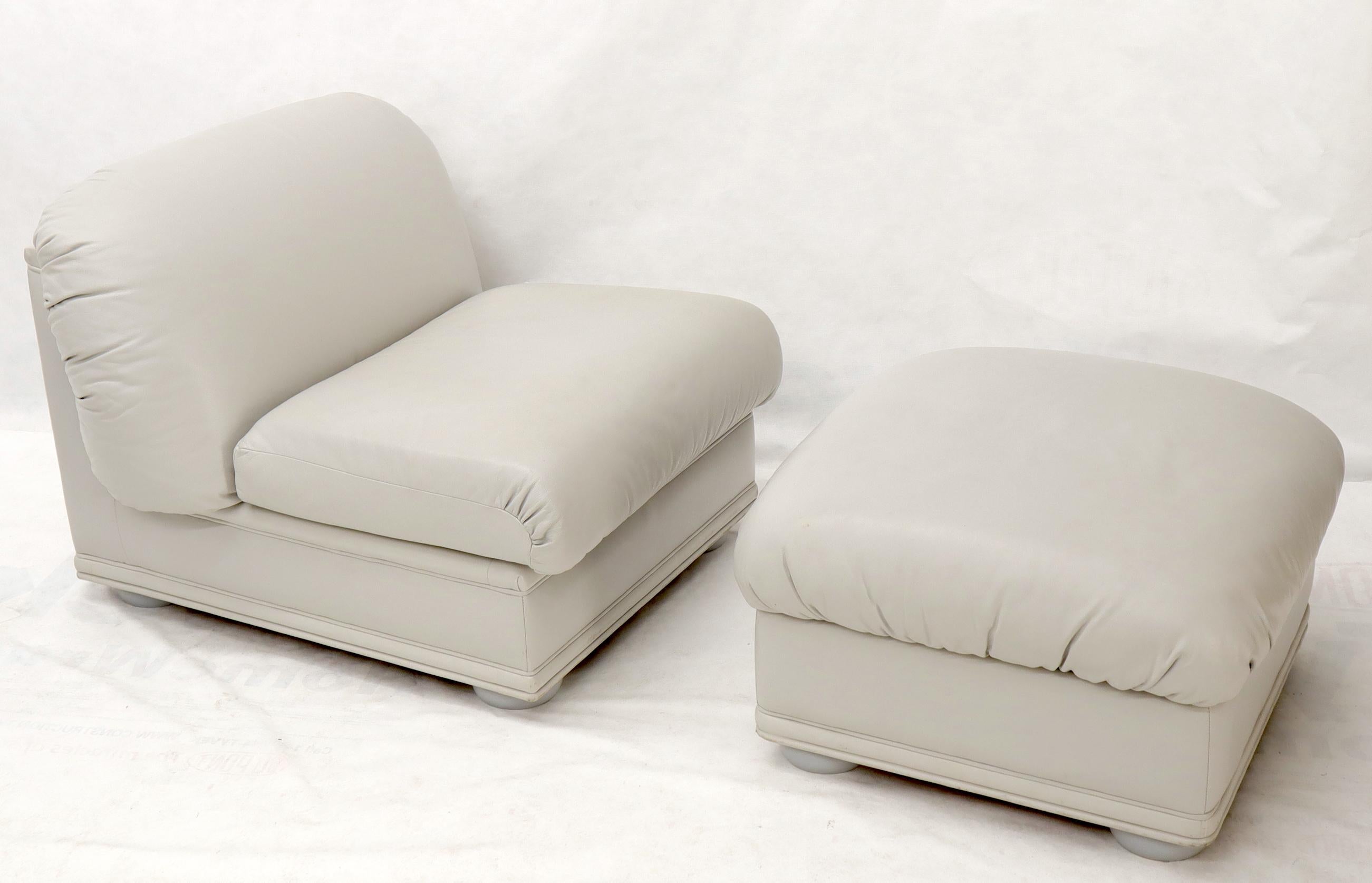 Contemporary Roche Bobois Living Room Set Sectional Corner Sofa Lounge Chair Ottoman