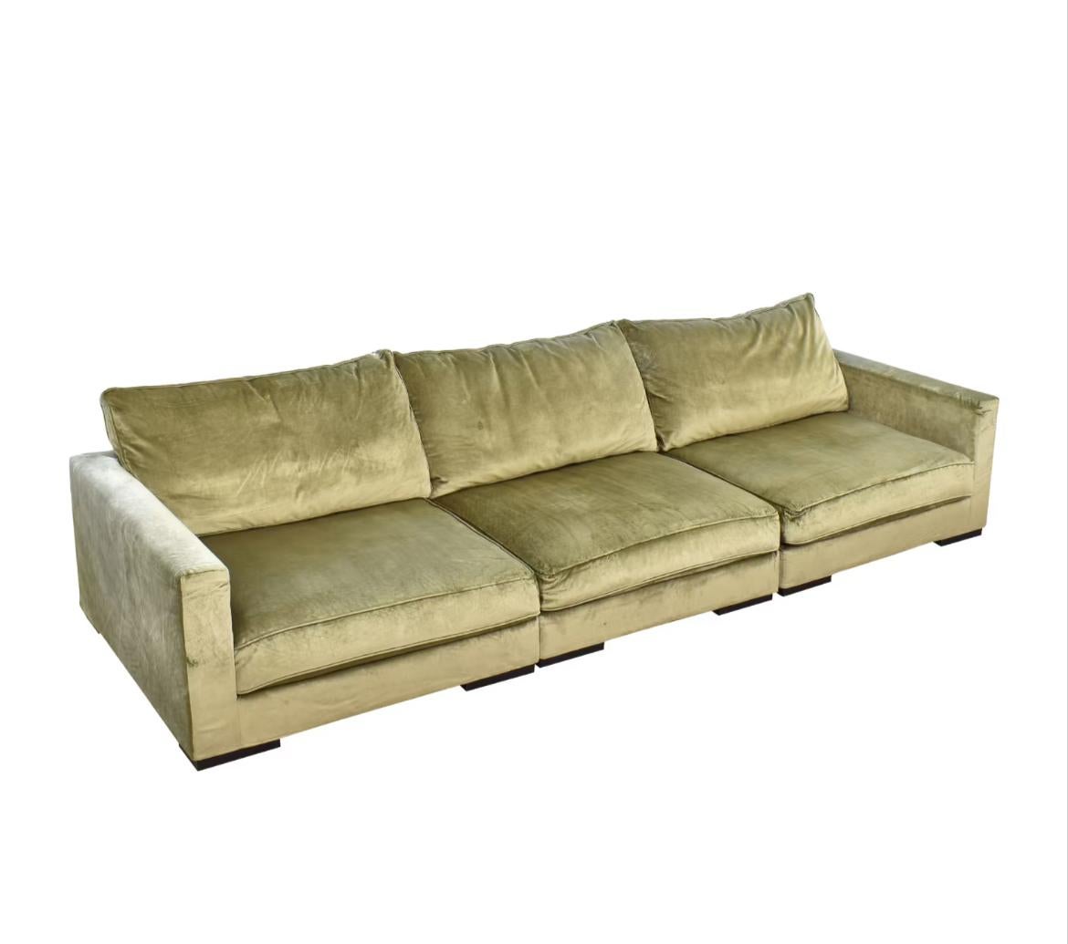 Modern Roche Bobois Long Island Sofa  For Sale