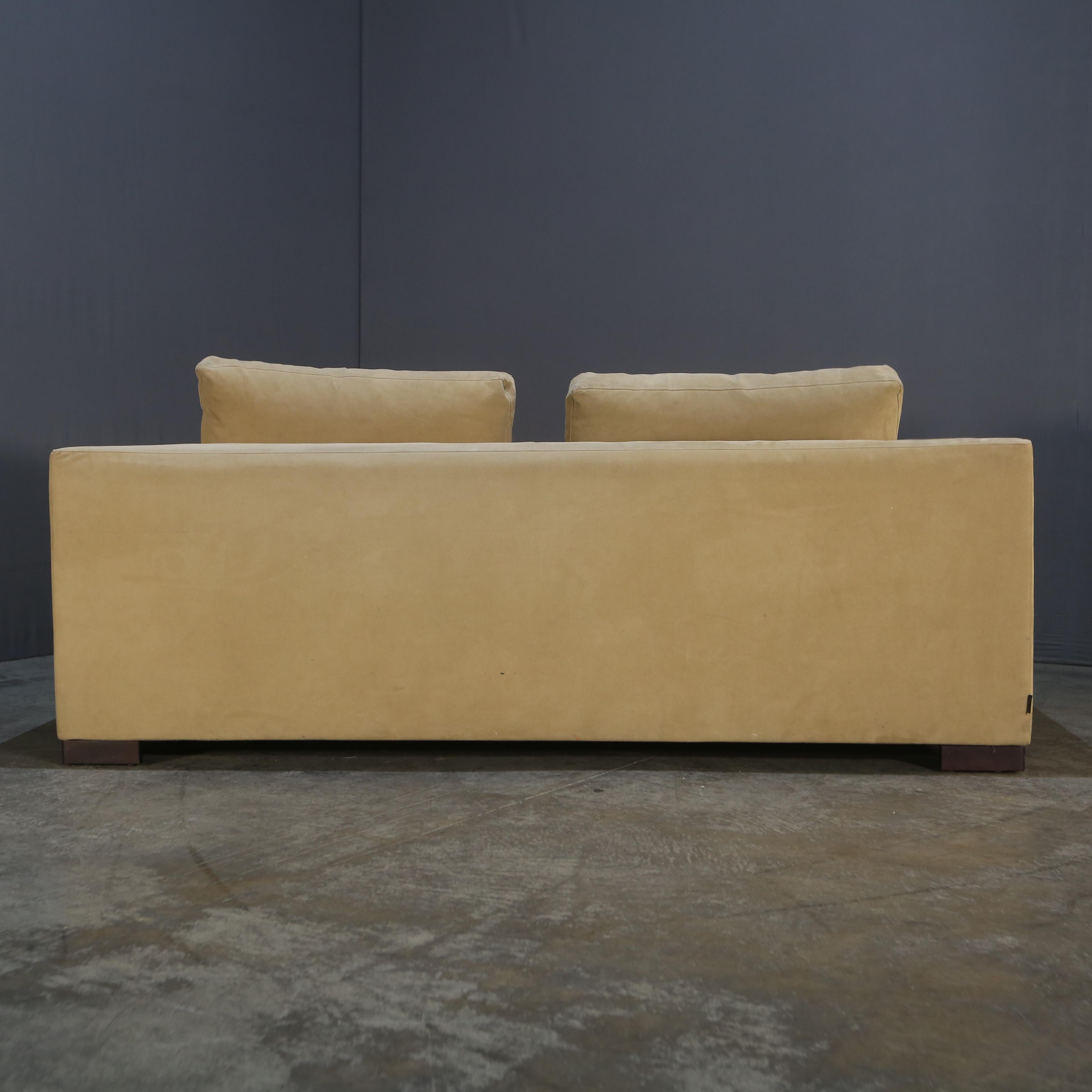 Sofá Roche Bobois Long Island Gamuza en venta