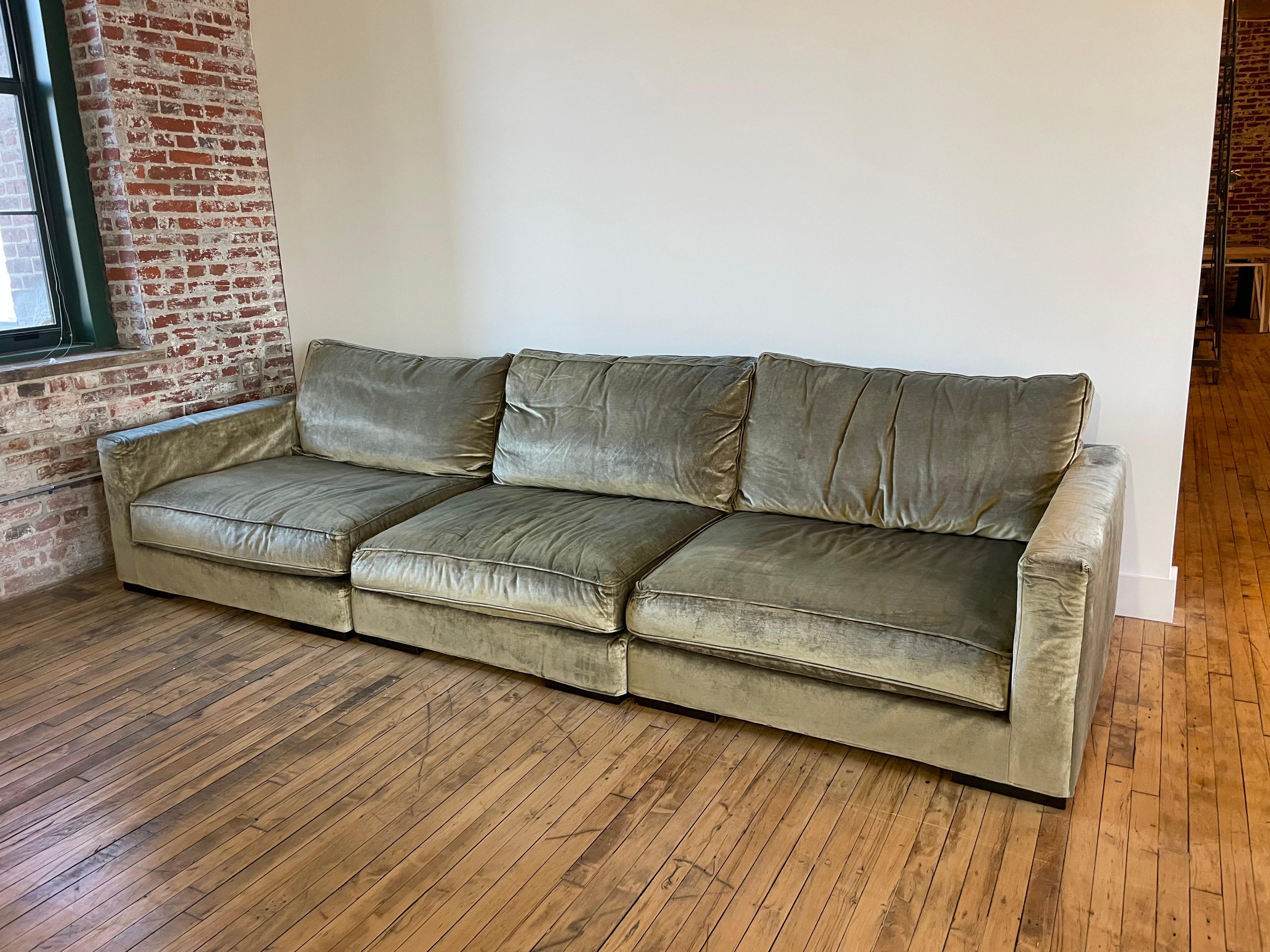 Roche Bobois Long Island Sofa  In Good Condition For Sale In New York, NY