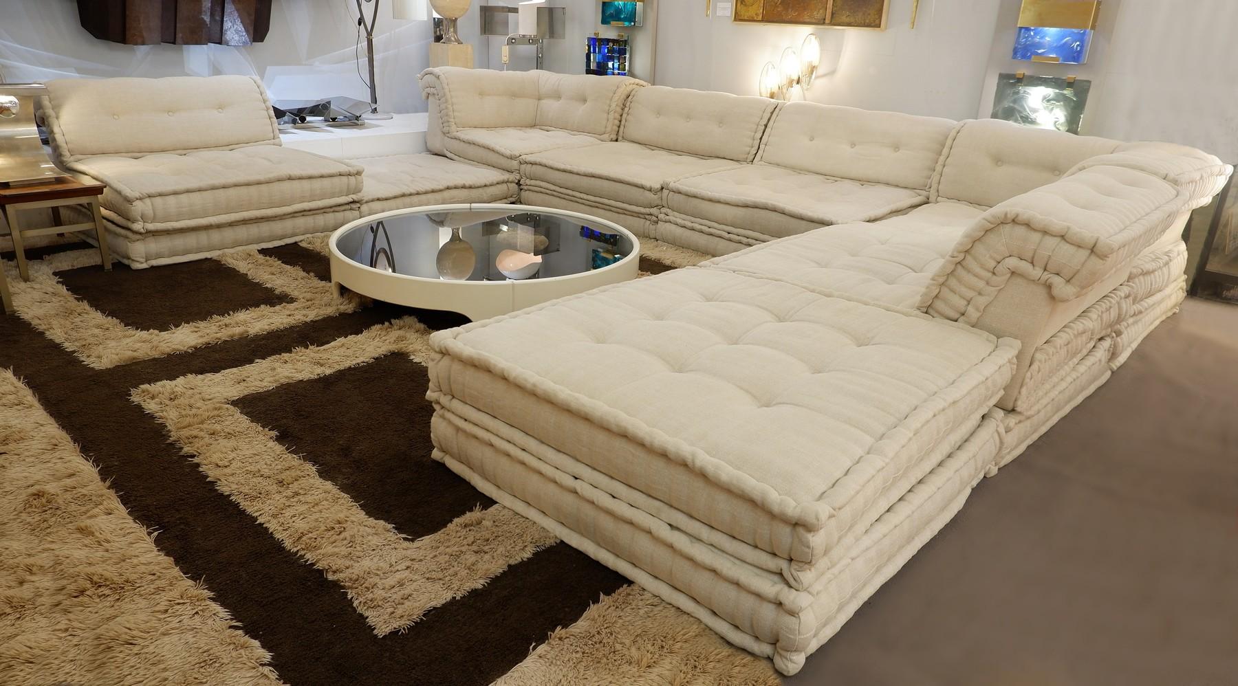 Mid-Century Modern Roche Bobois Mah Jong Modular Lounge Sofa