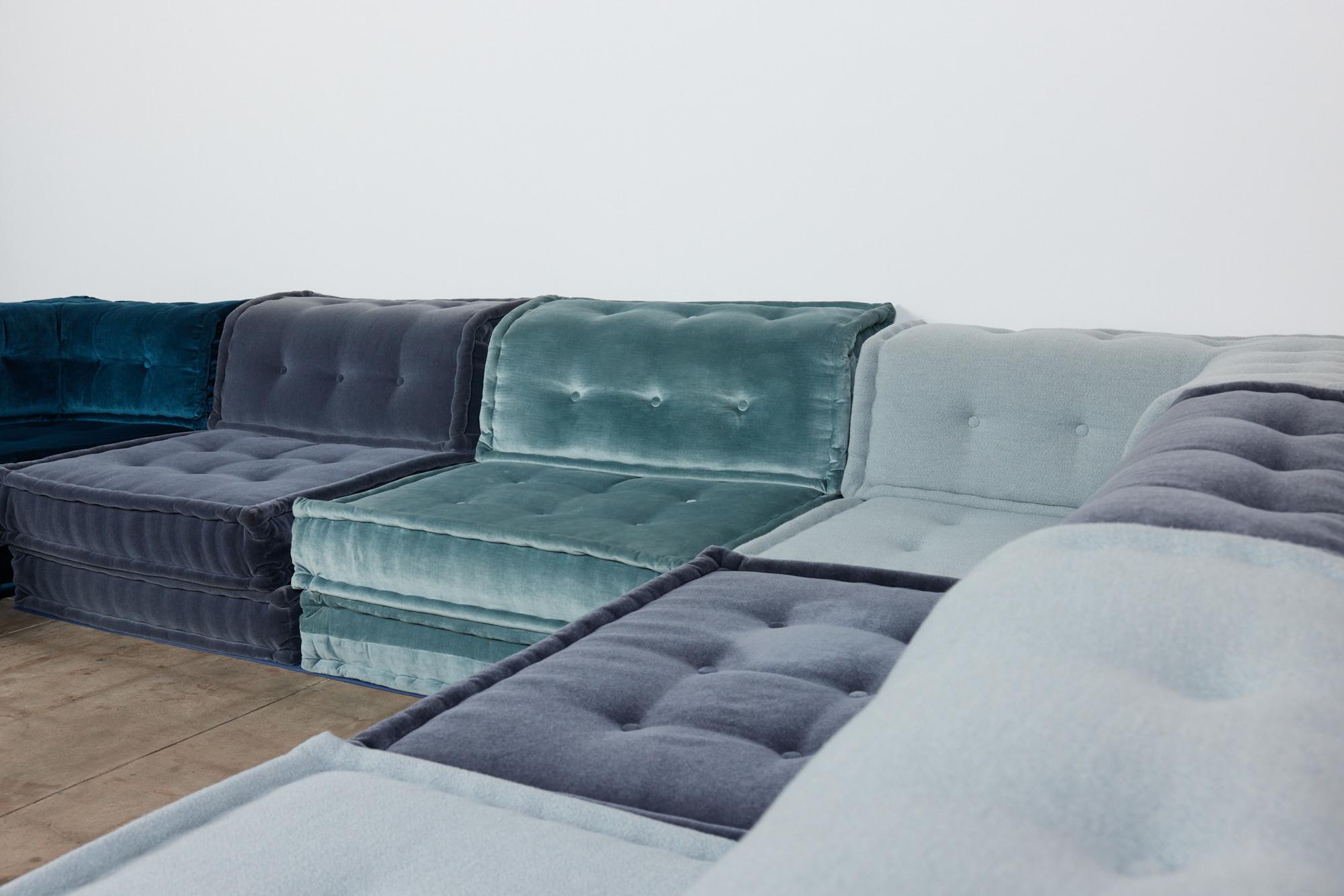 Post-Modern Roche Bobois Mah Jong Modular Sectional Sofa