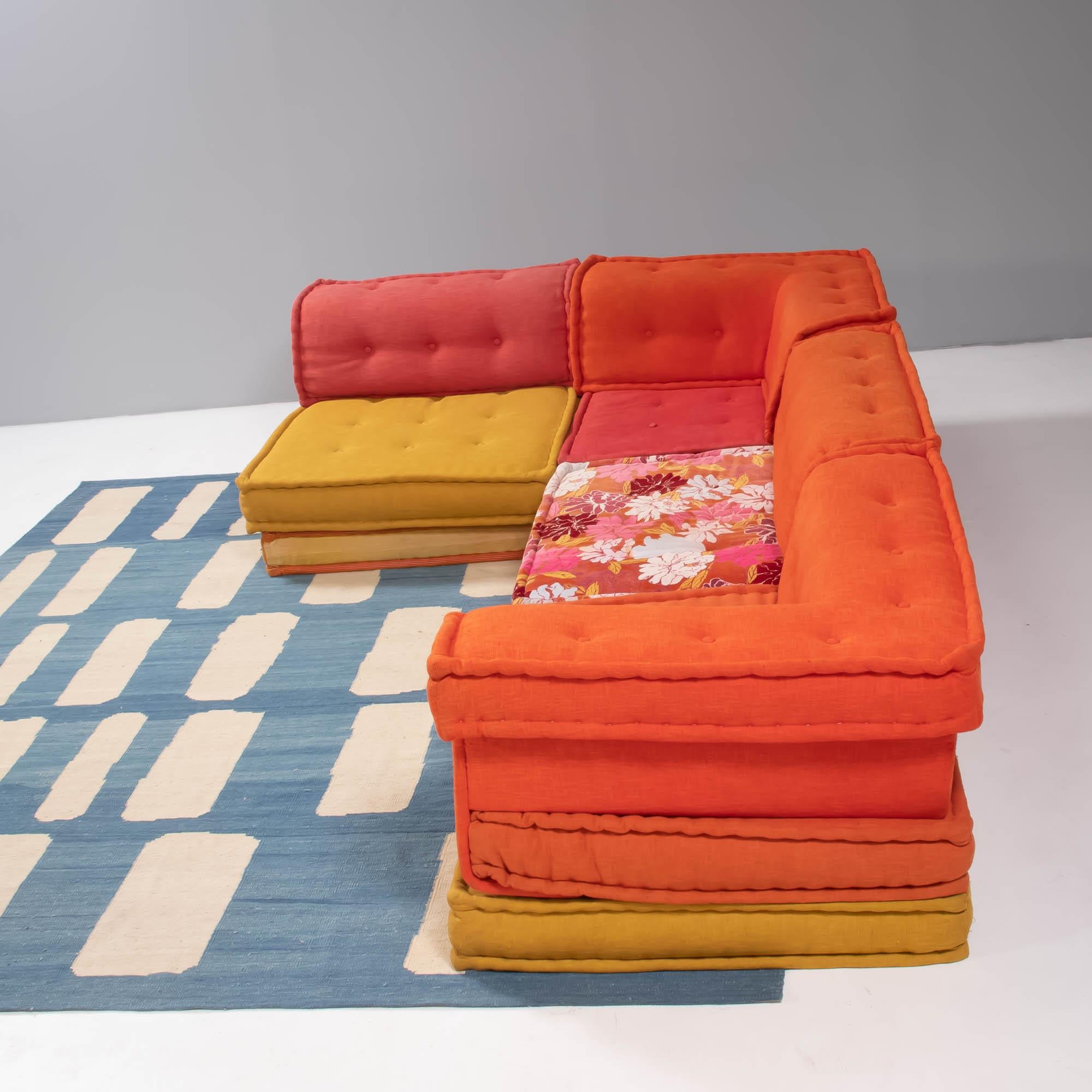 Roche Bobois Mah Jong Sectional Sofa in Custom Upholstery, Set of 12 For Sale 3