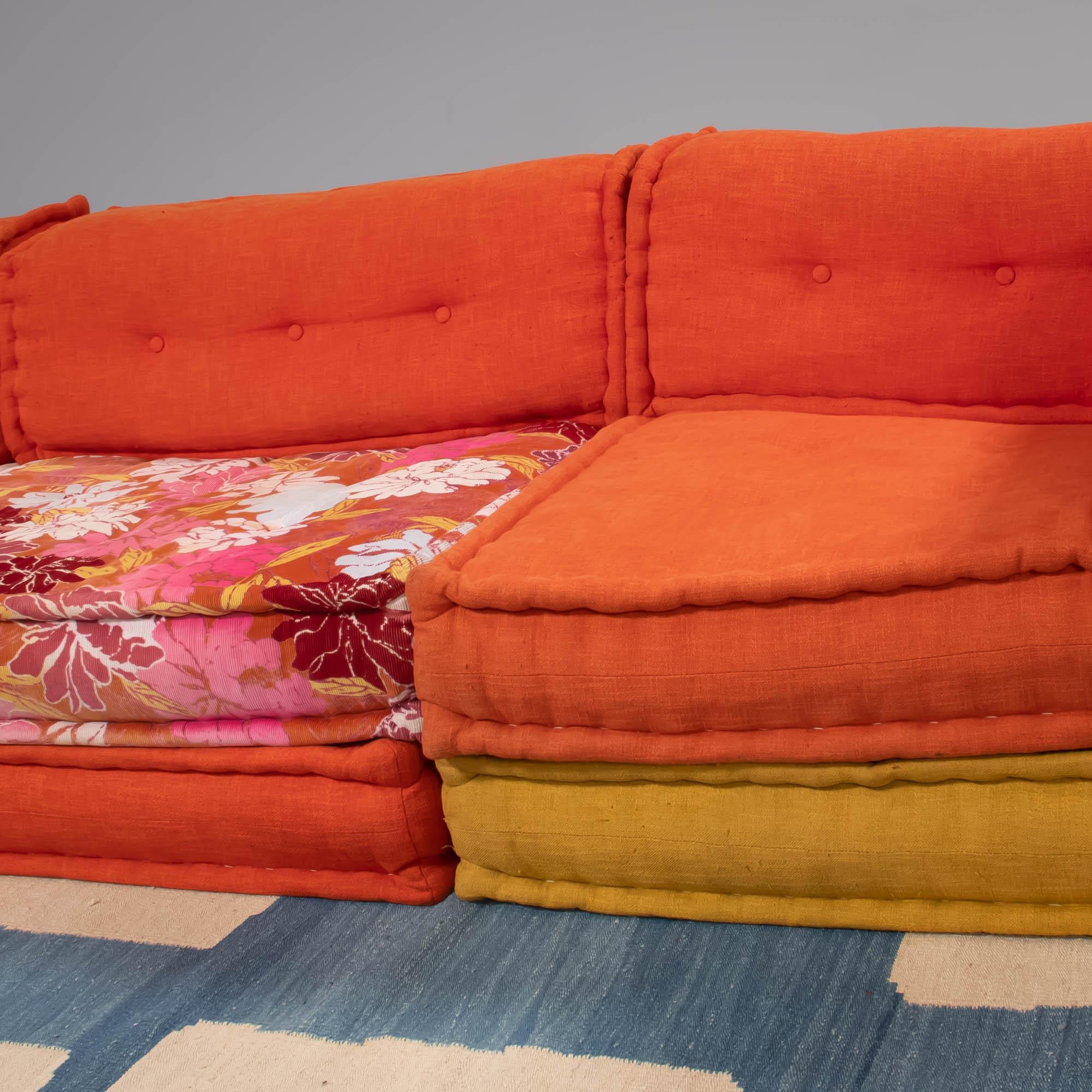 Roche Bobois Mah Jong Sectional Sofa in Custom Upholstery, Set of 12 For Sale 2