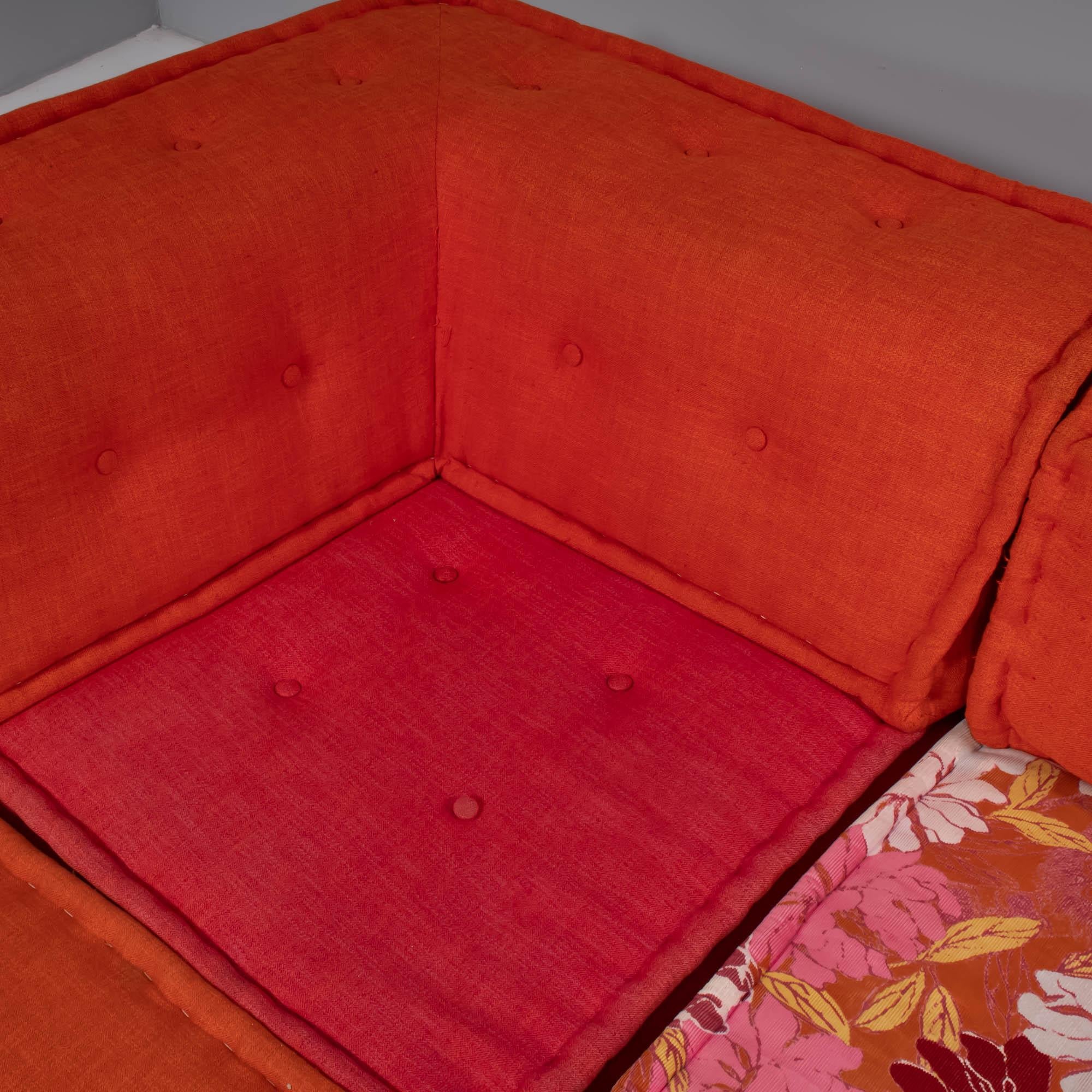 Roche Bobois Mah Jong Sectional Sofa in Custom Upholstery, Set of 12 For Sale 7