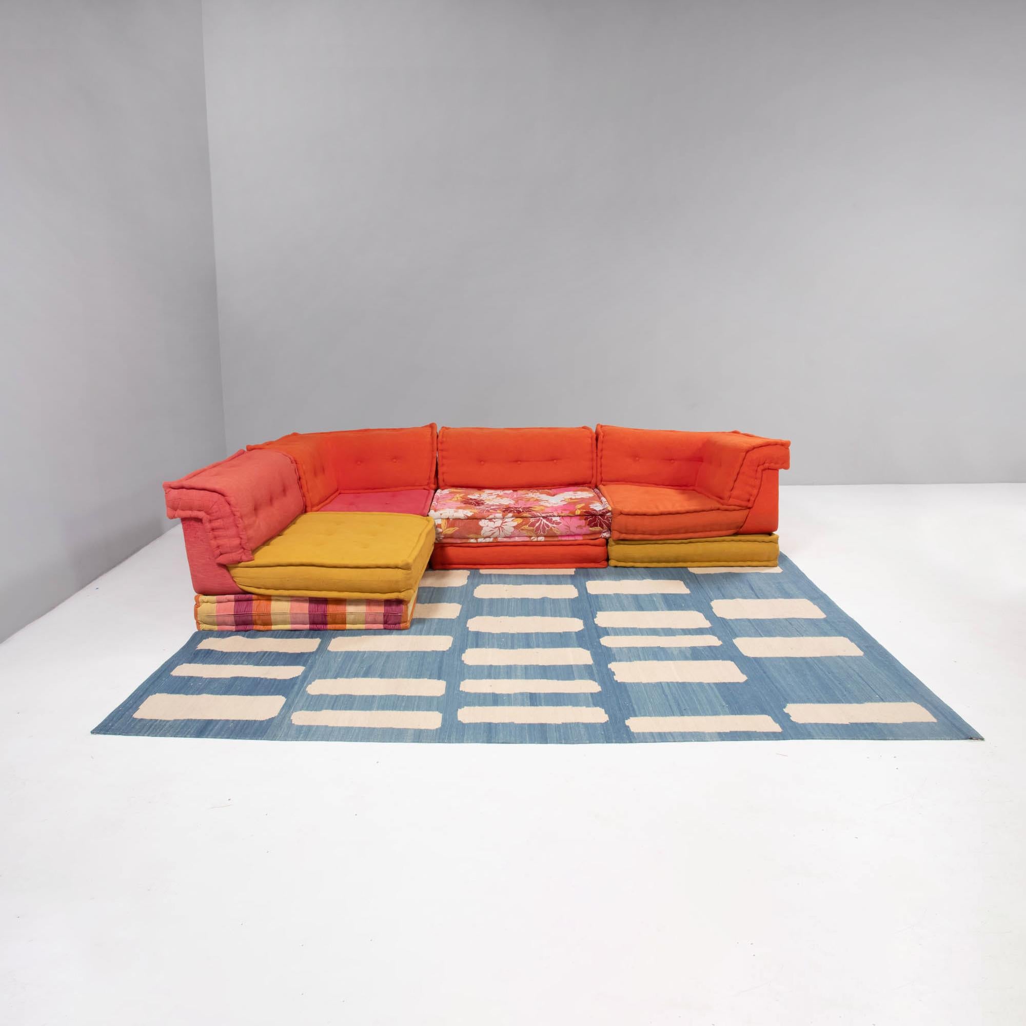 Roche Bobois Mah Jong Sectional Sofa in Custom Upholstery, Set of 12 For Sale 1