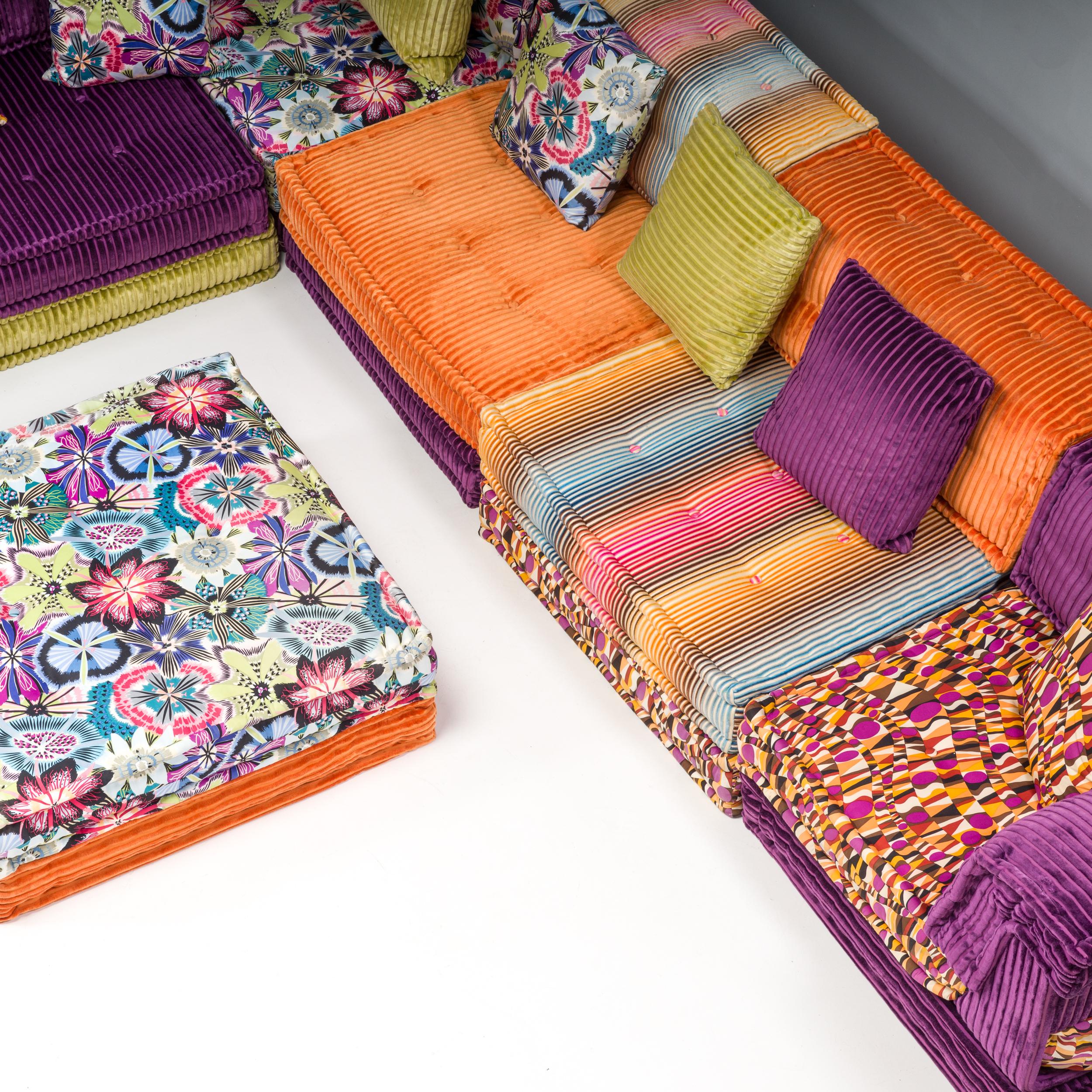 Roche Bobois Mah Jong Sectional Sofa in Custom Upholstery, Set of 20 For Sale 1