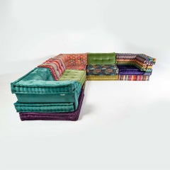 Roche Bobois Mah-Jong Modulares Sofa mit Missoni-Stoff