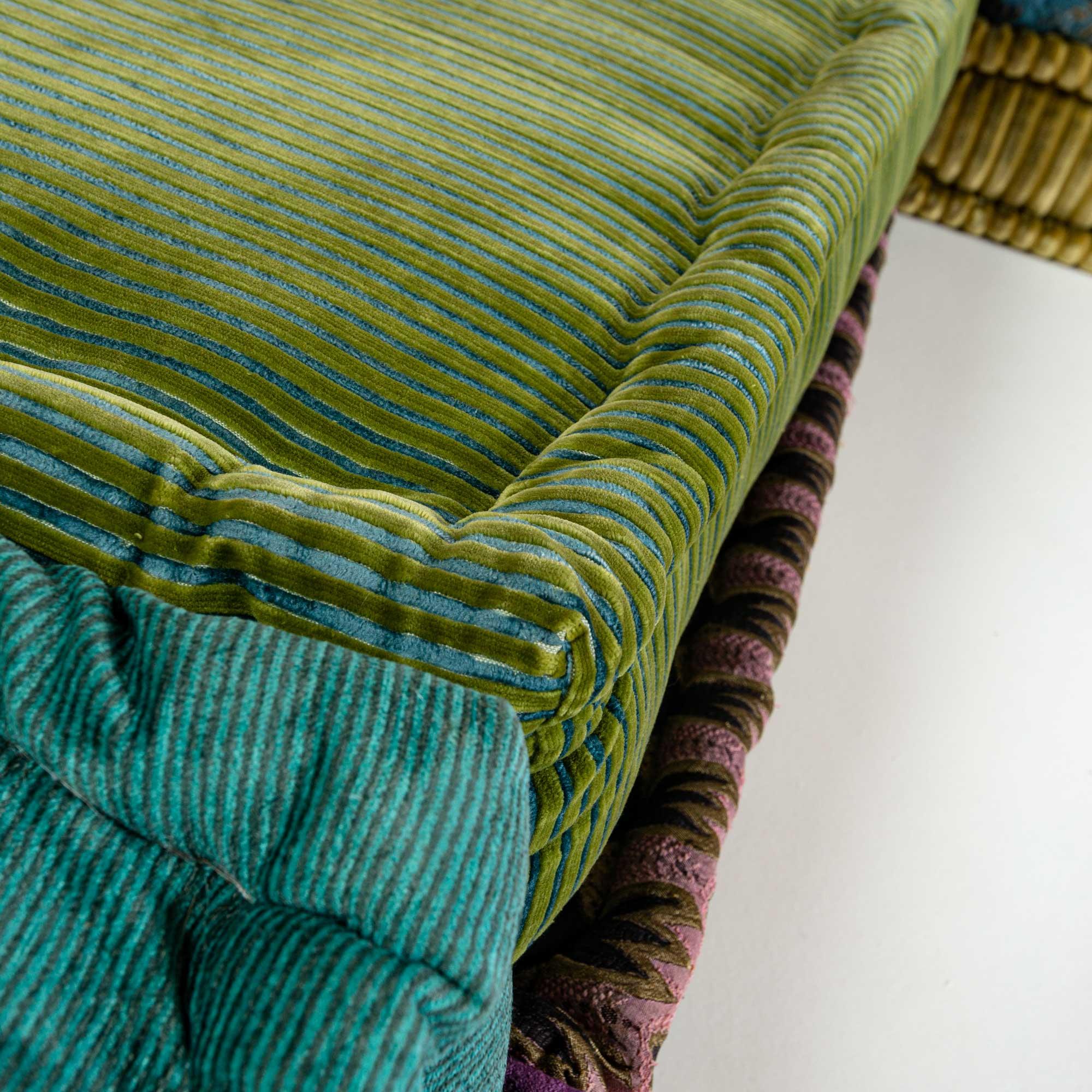 Contemporary Roche Bobois Mah-Jong Sectional Sofa Missoni Fabric