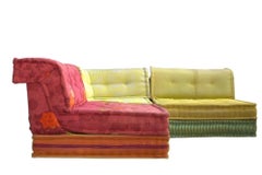 Roche Bobois Mah Jong Sectional Sofa, Set of Six