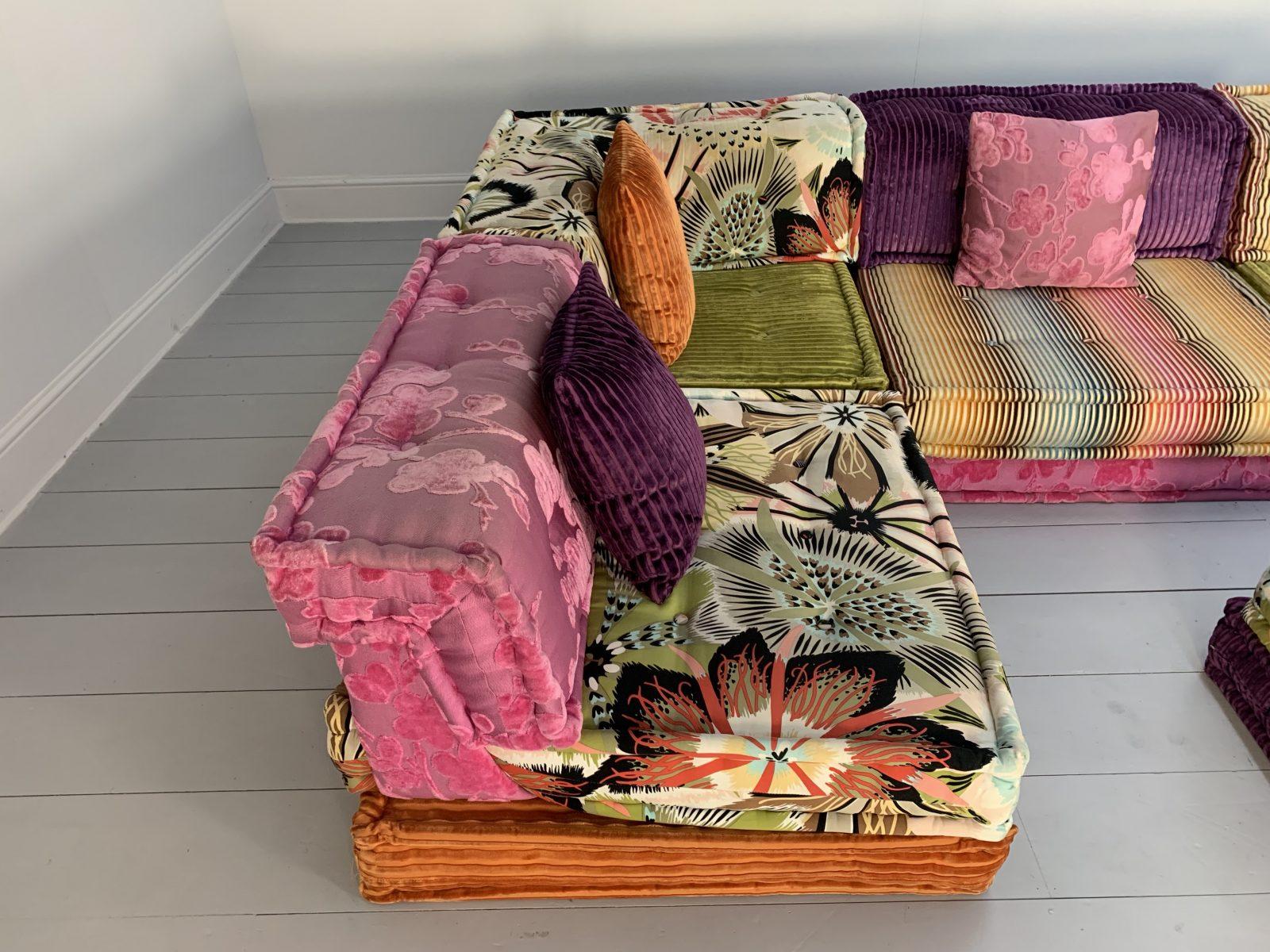 Roche Bobois “Mah Jong” Sofa in Missoni & Lelievre Fabric In Good Condition In Barrowford, GB