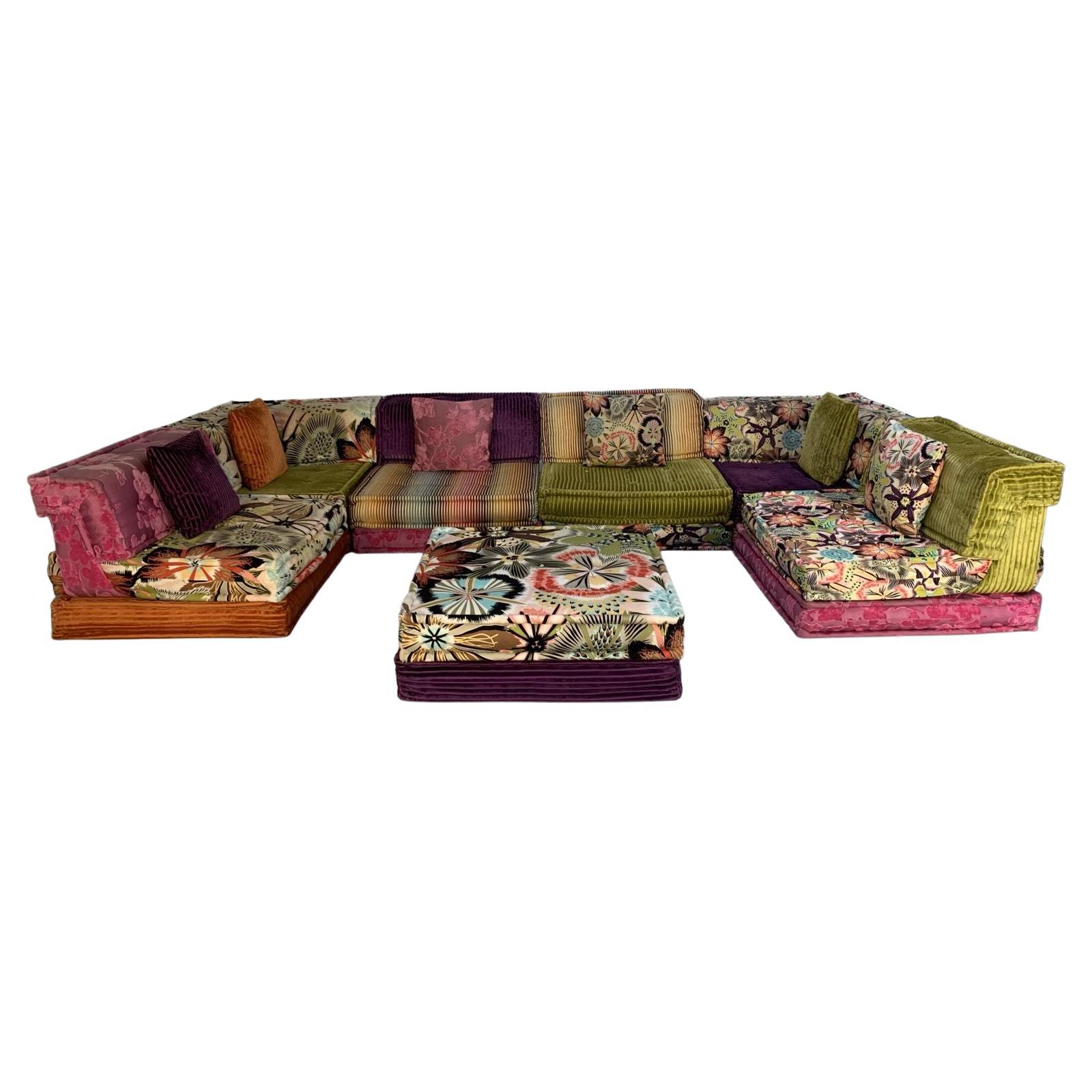 Roche Bobois “Mah Jong” Sofa in Missoni & Lelievre Fabric