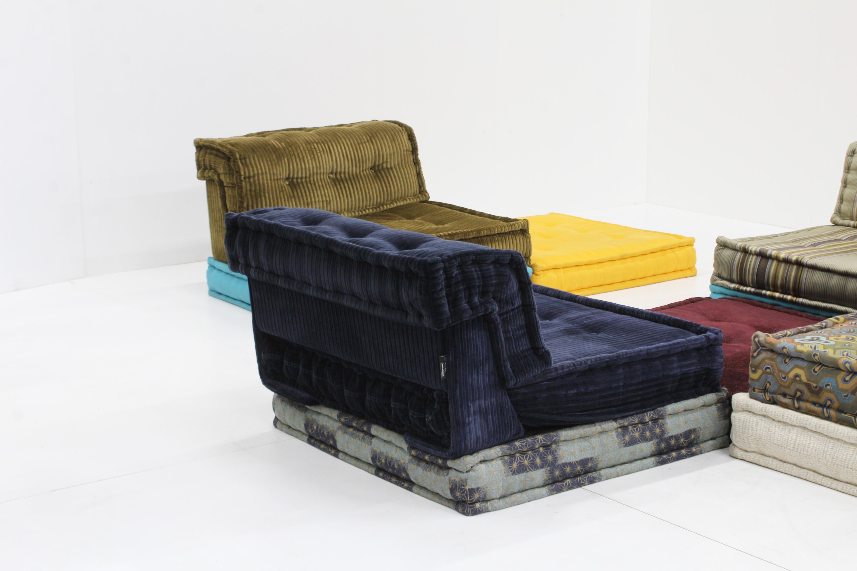 Modern Roche Bobois Mah Jong sofa Kenzo design by Hans Hopfer