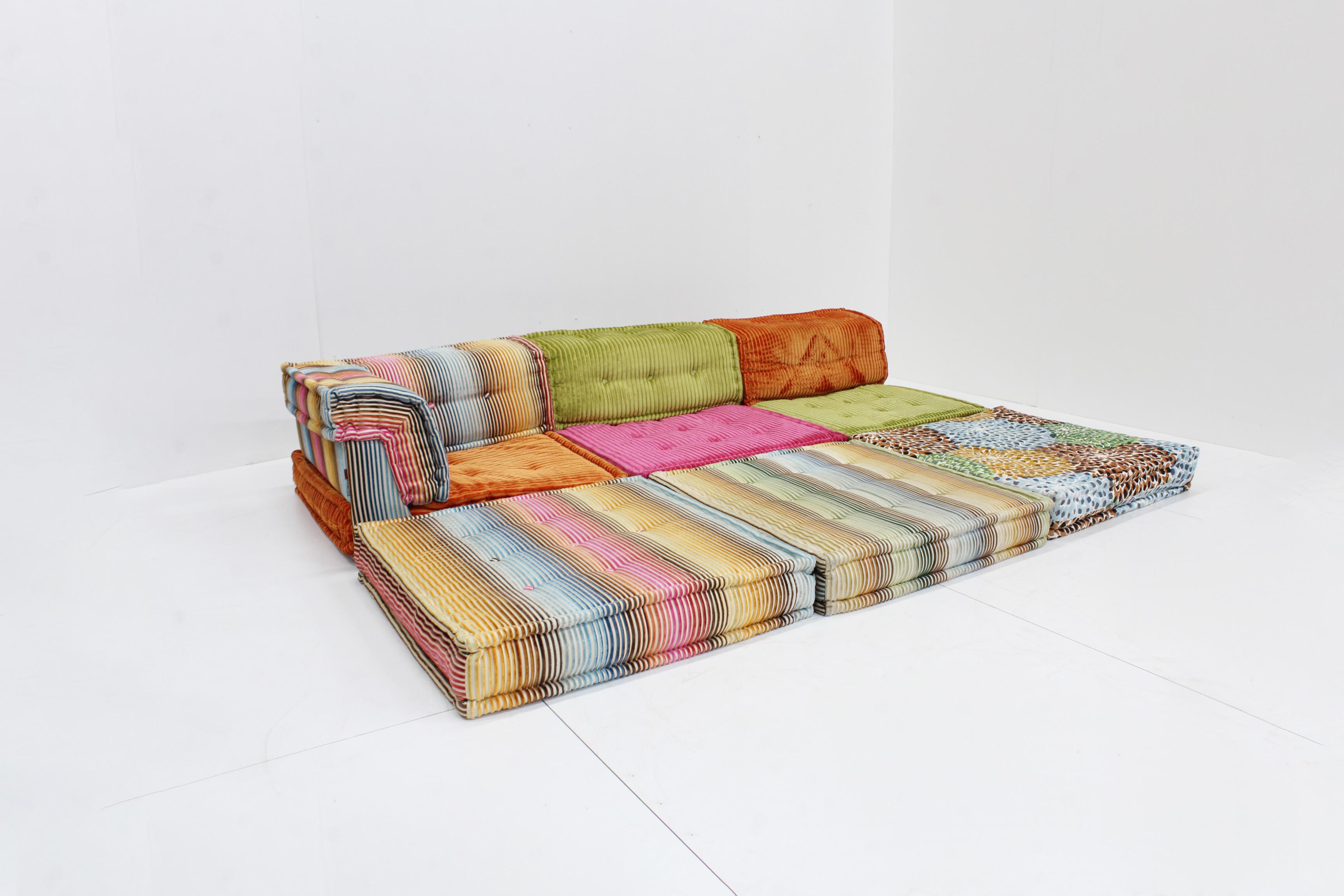 Roche Bobois Mah Jong sofa Missoni design by Hans Hopfer 5