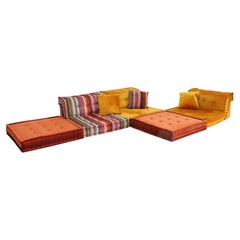 Retro Roche Bobois Mah Jong sofa Missoni design by Hans Hopfer