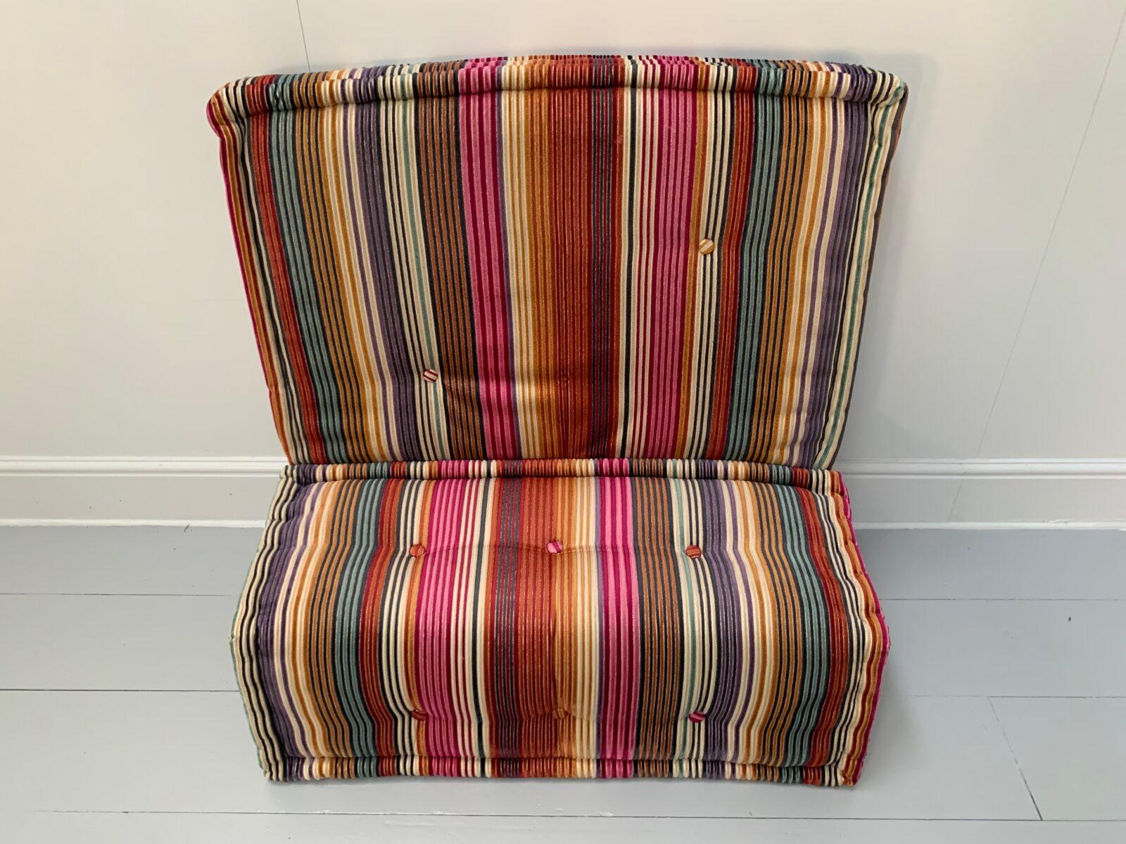 Roche Bobois “Mah Jong” Sofa & Table – In Missoni Fabric For Sale 4