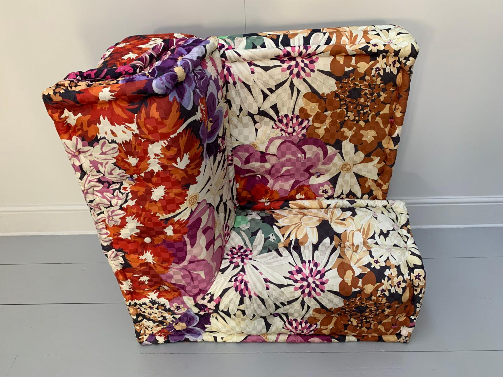Roche Bobois “Mah Jong” Sofa & Table – In Missoni Fabric For Sale 6