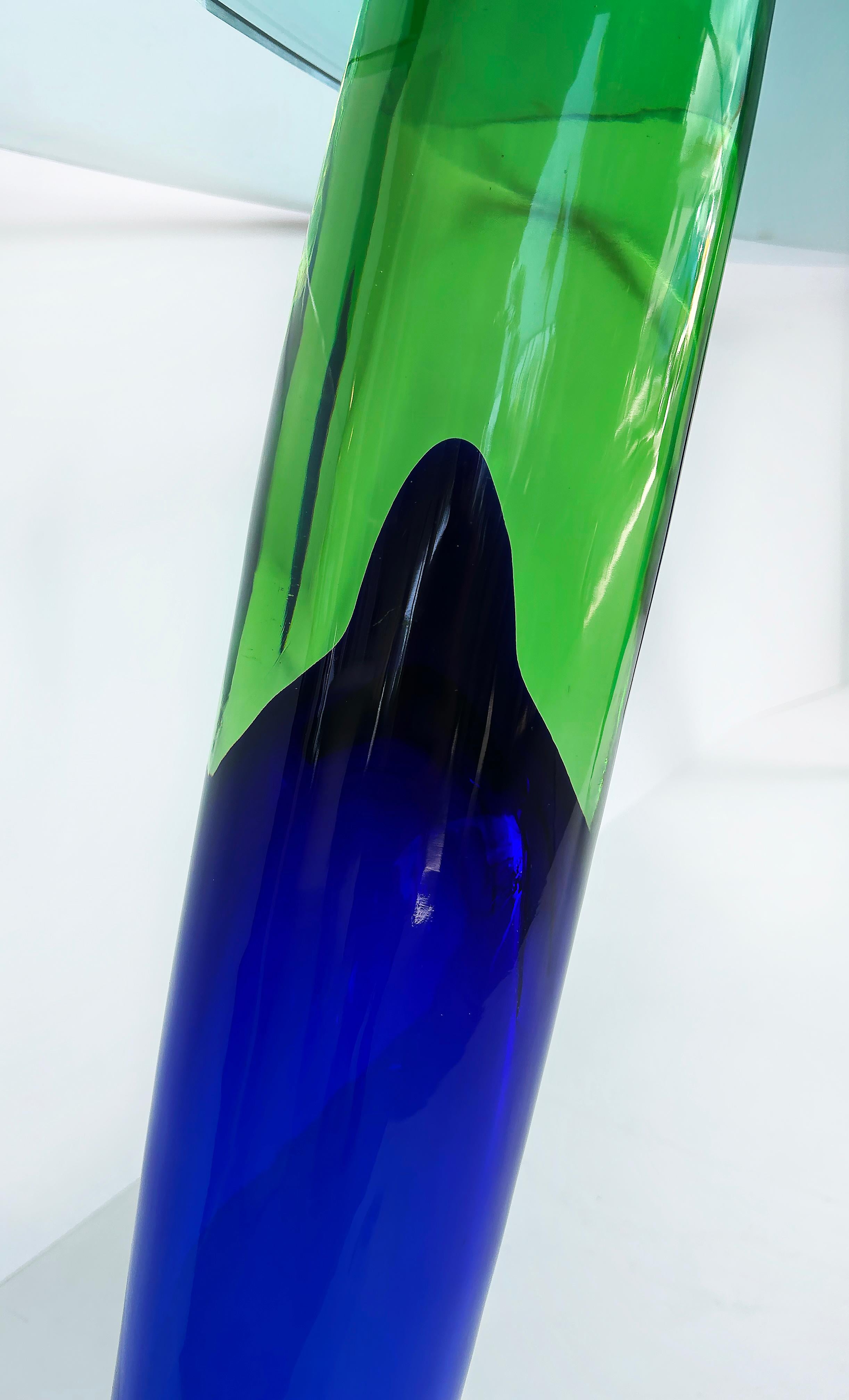 Tavolo da pranzo in vetro di Murano di Roche Bobois Maurice Barilone, firmato Parigi in vendita 5