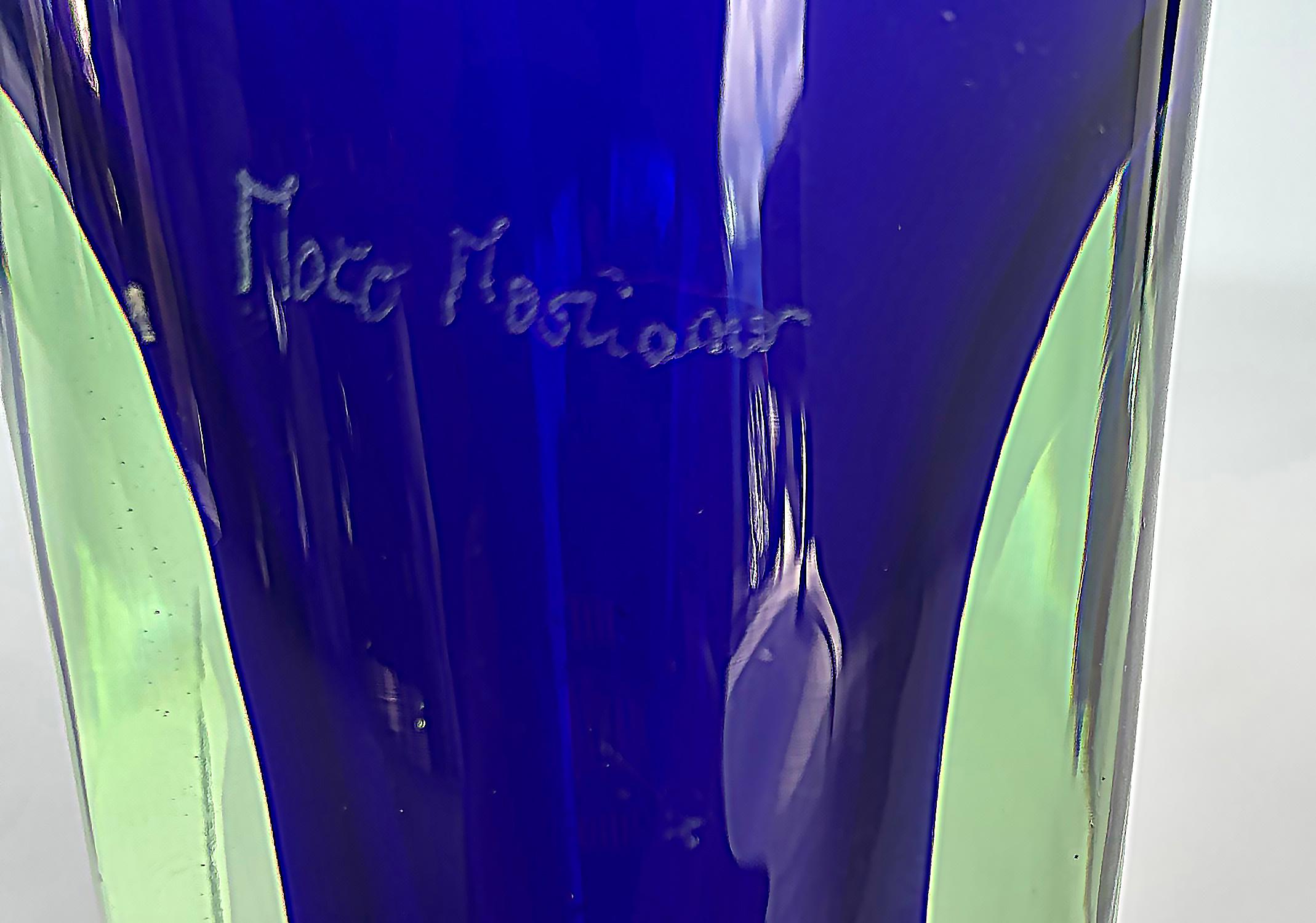 Moderno Tavolo da pranzo in vetro di Murano di Roche Bobois Maurice Barilone, firmato Parigi in vendita