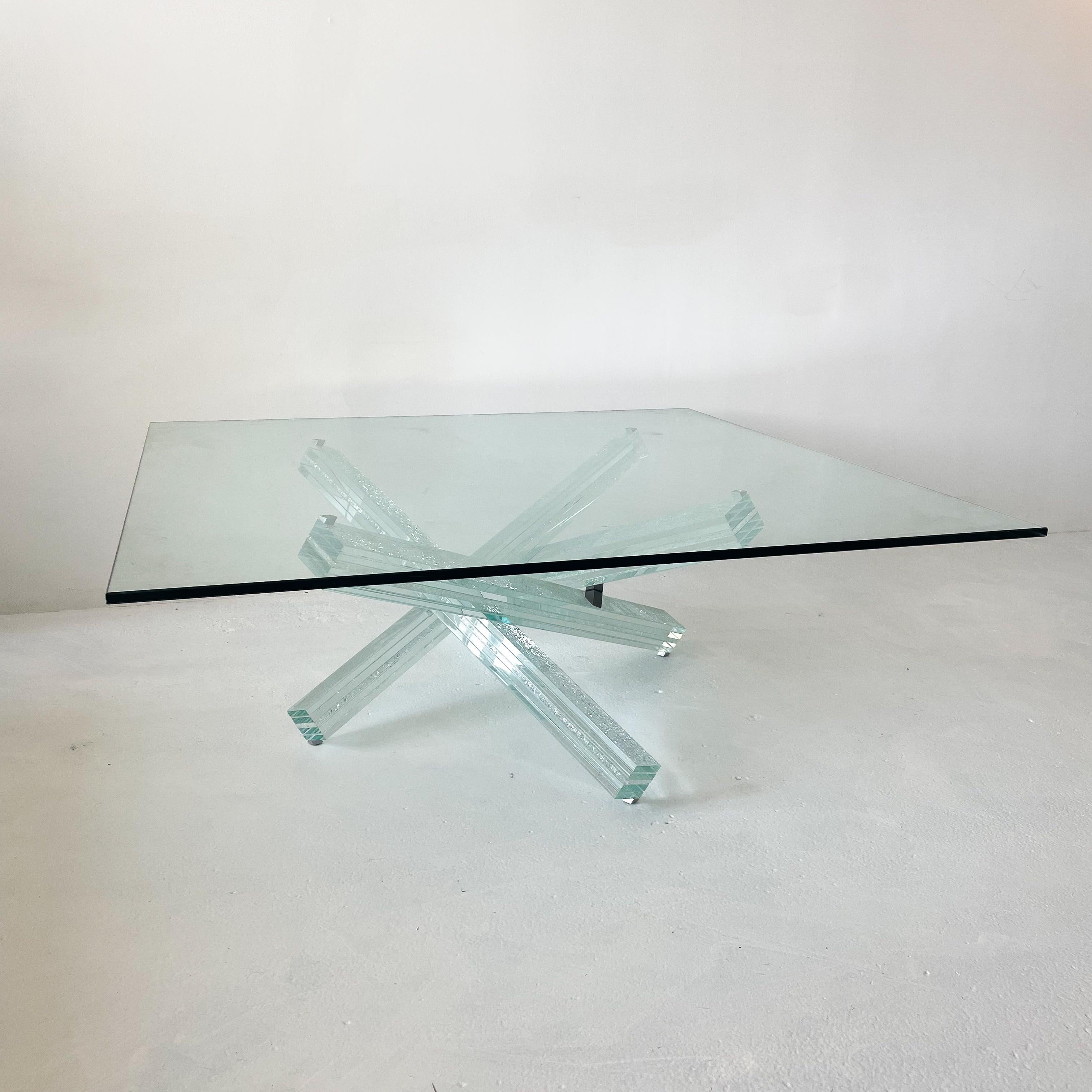 shattered glass dining table