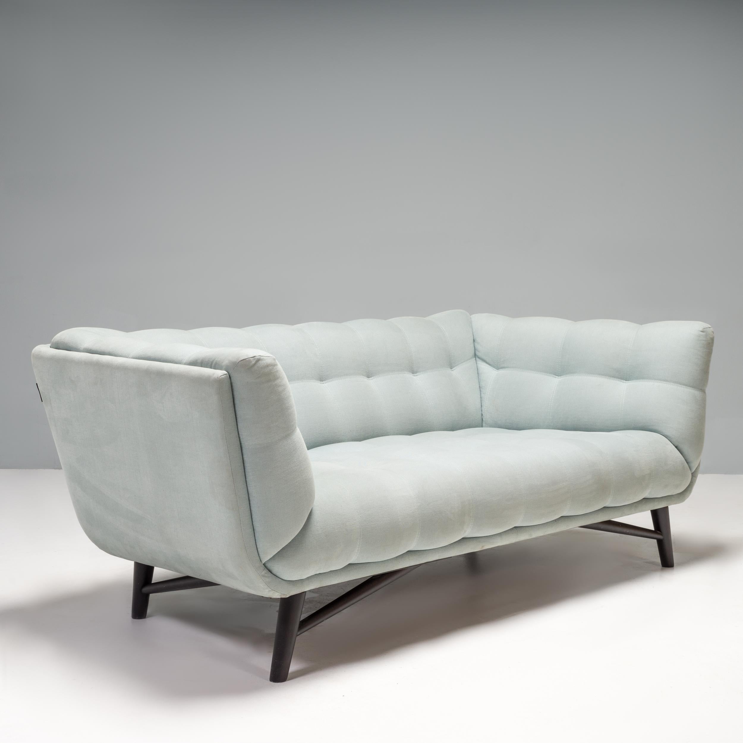 roche bobois blue sofa