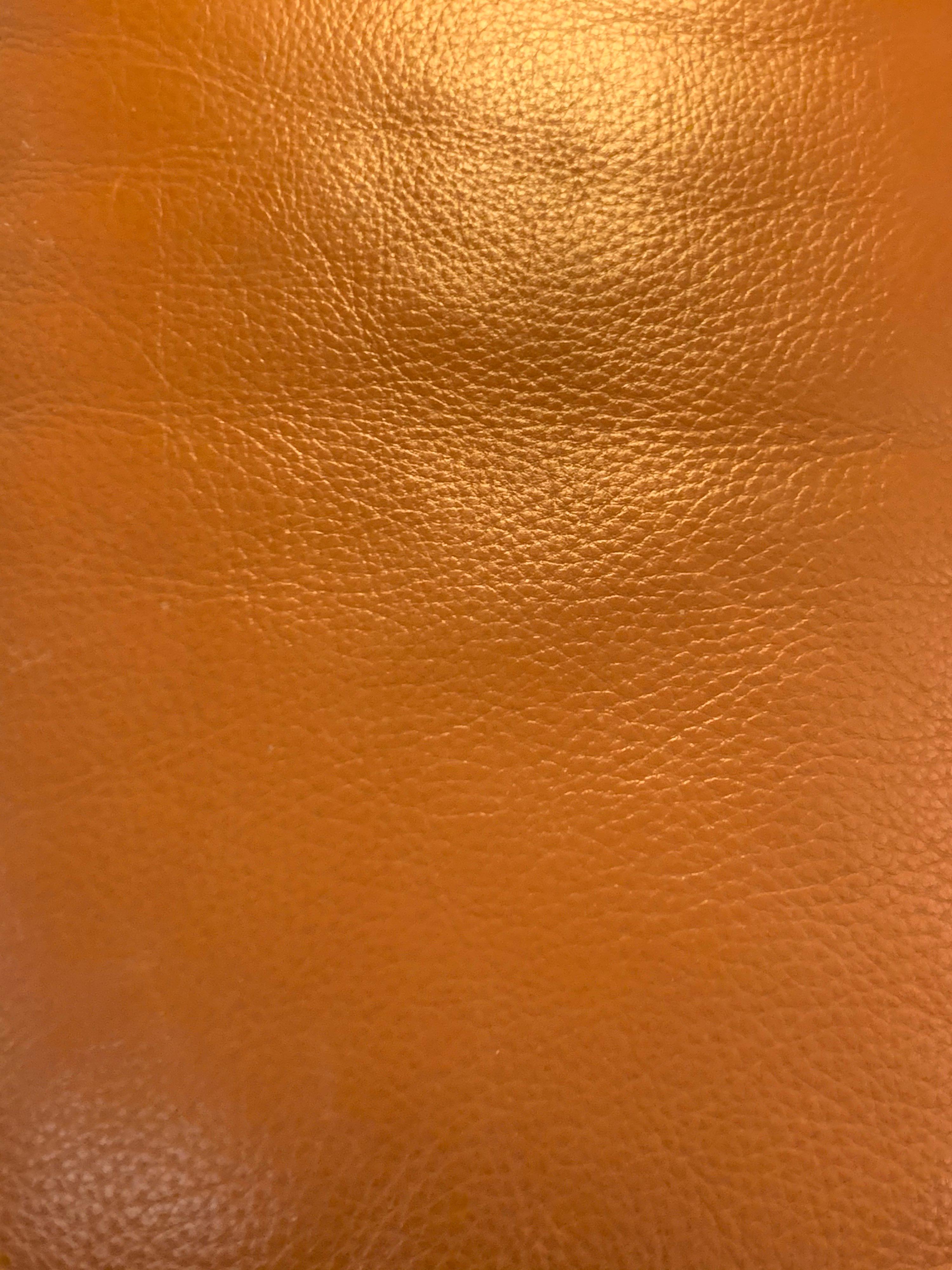 Post-Modern Roche Bobois Post Modern Pebbled Leather Chair & Matching Ottoman