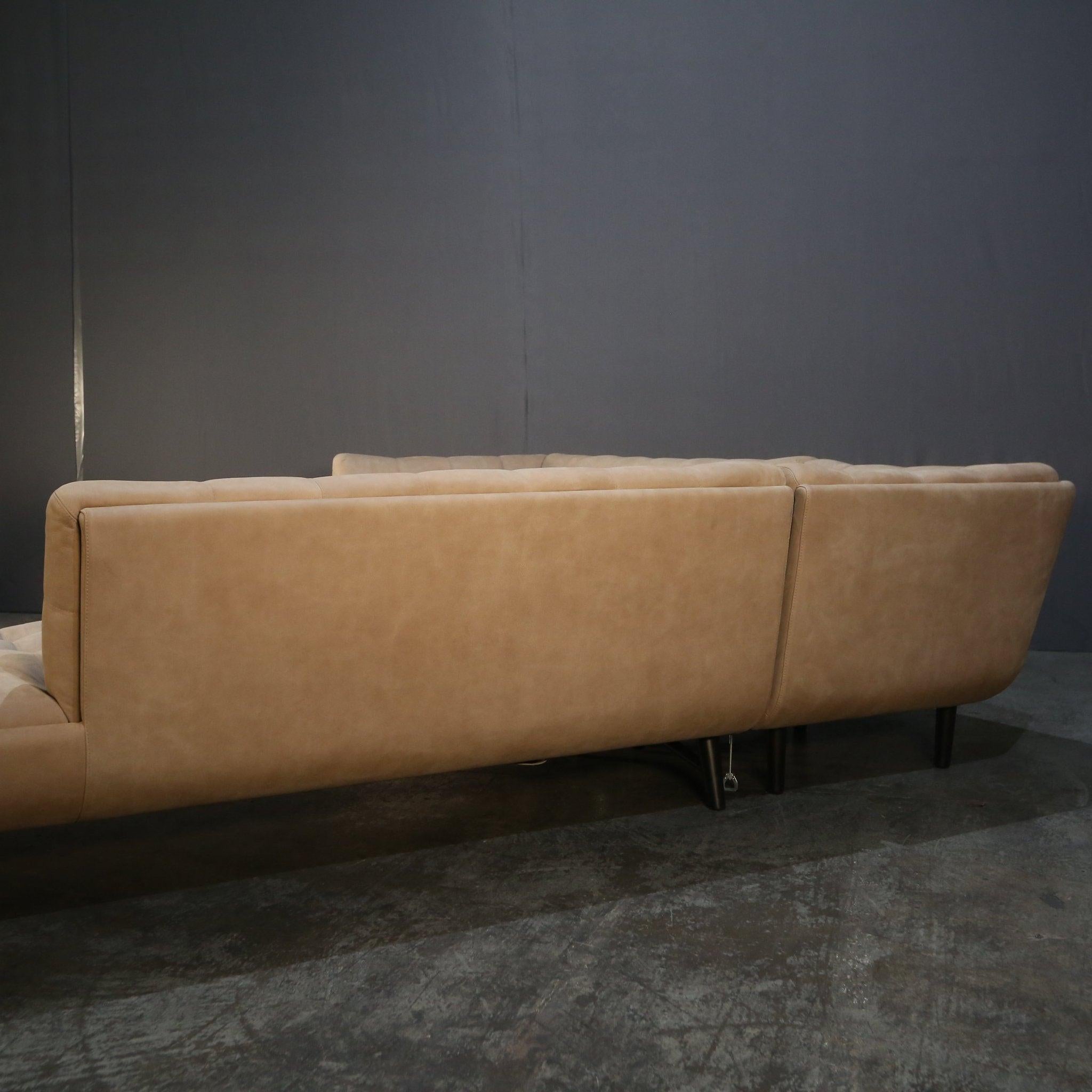 Français Canapé d'angle profilé Roche Bobois