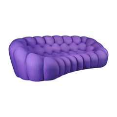 Roche Bobois Purple Bubble Sofa by Sacha Lakic