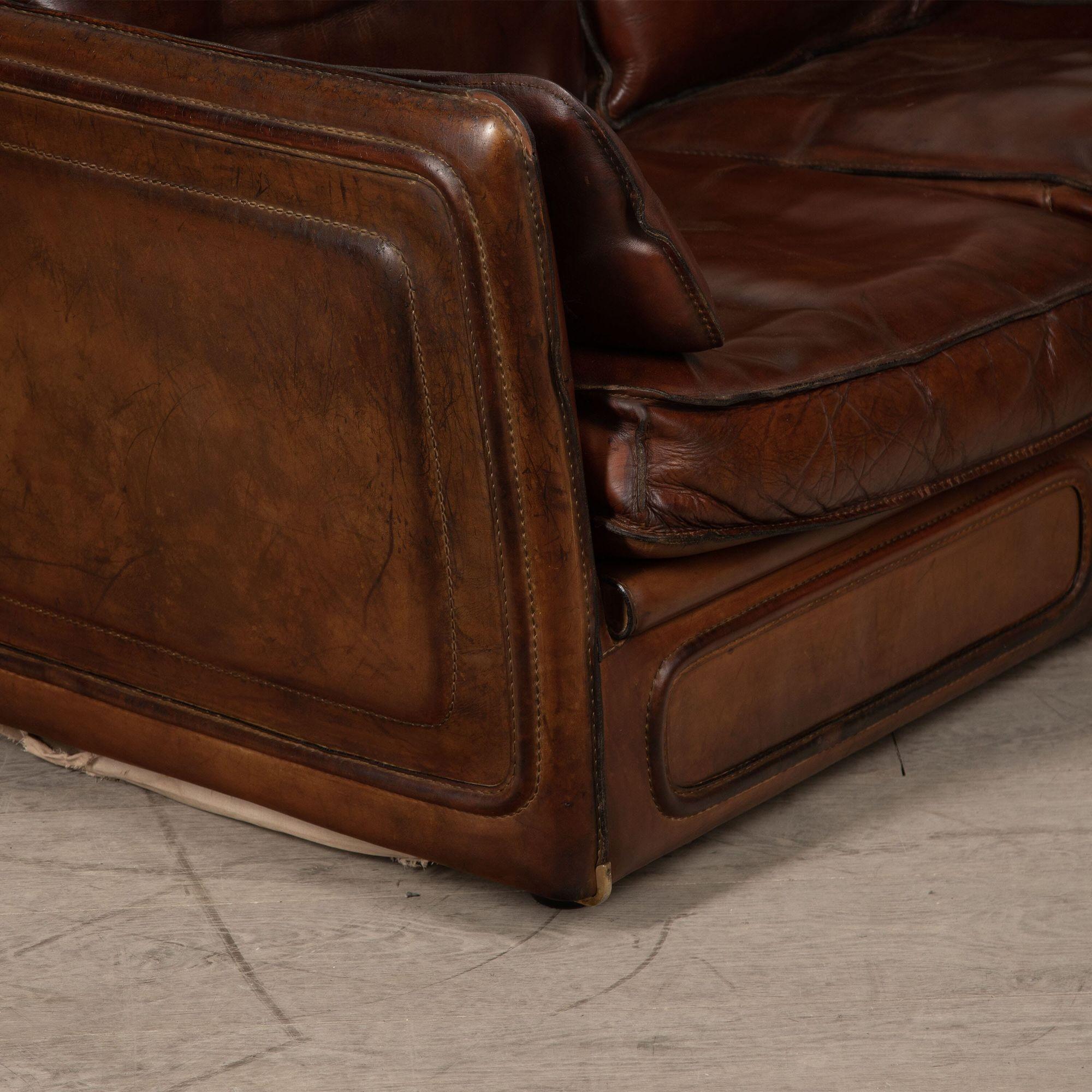 canape cuir roche bobois 3 places