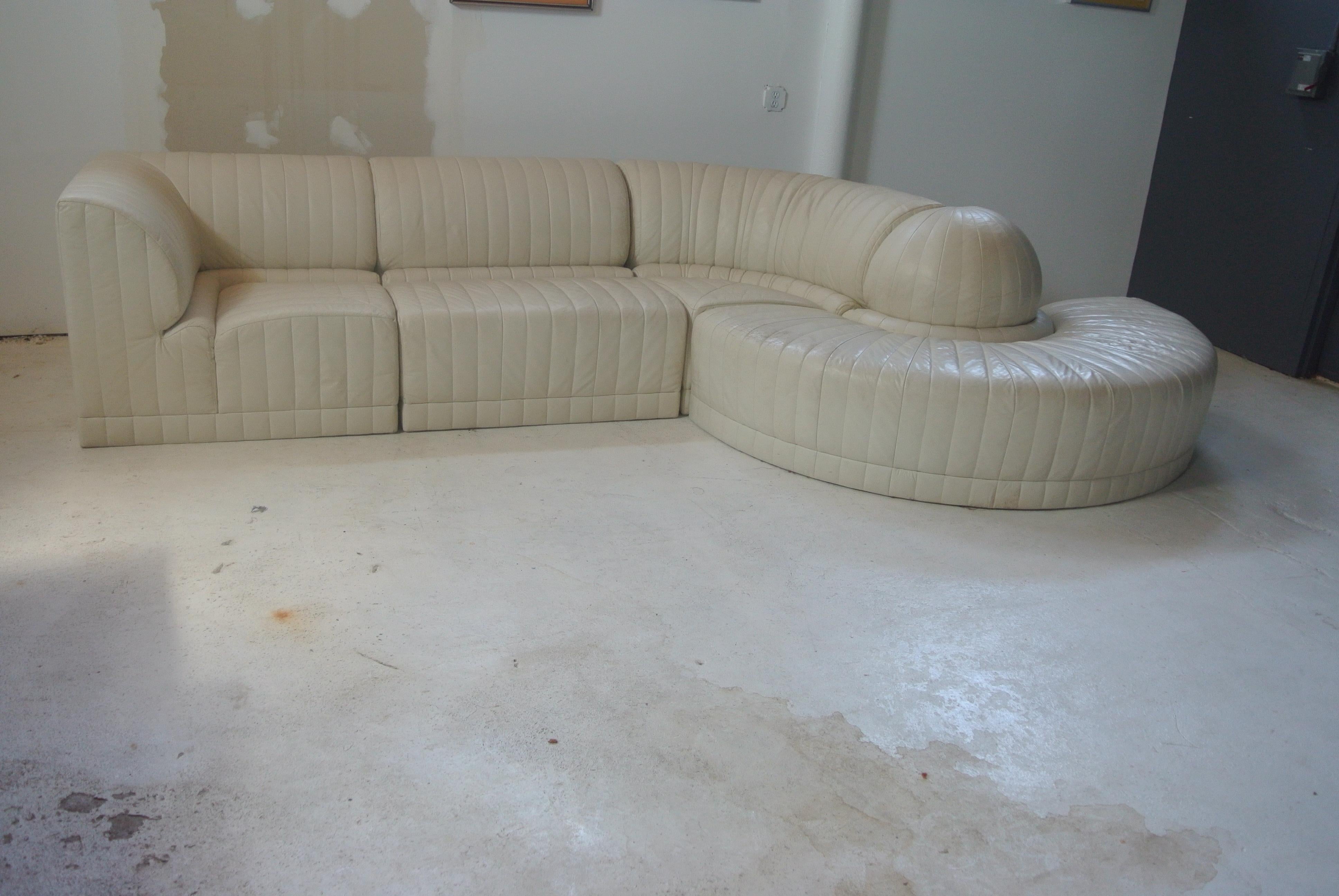 roche bobois vintage modular sofa