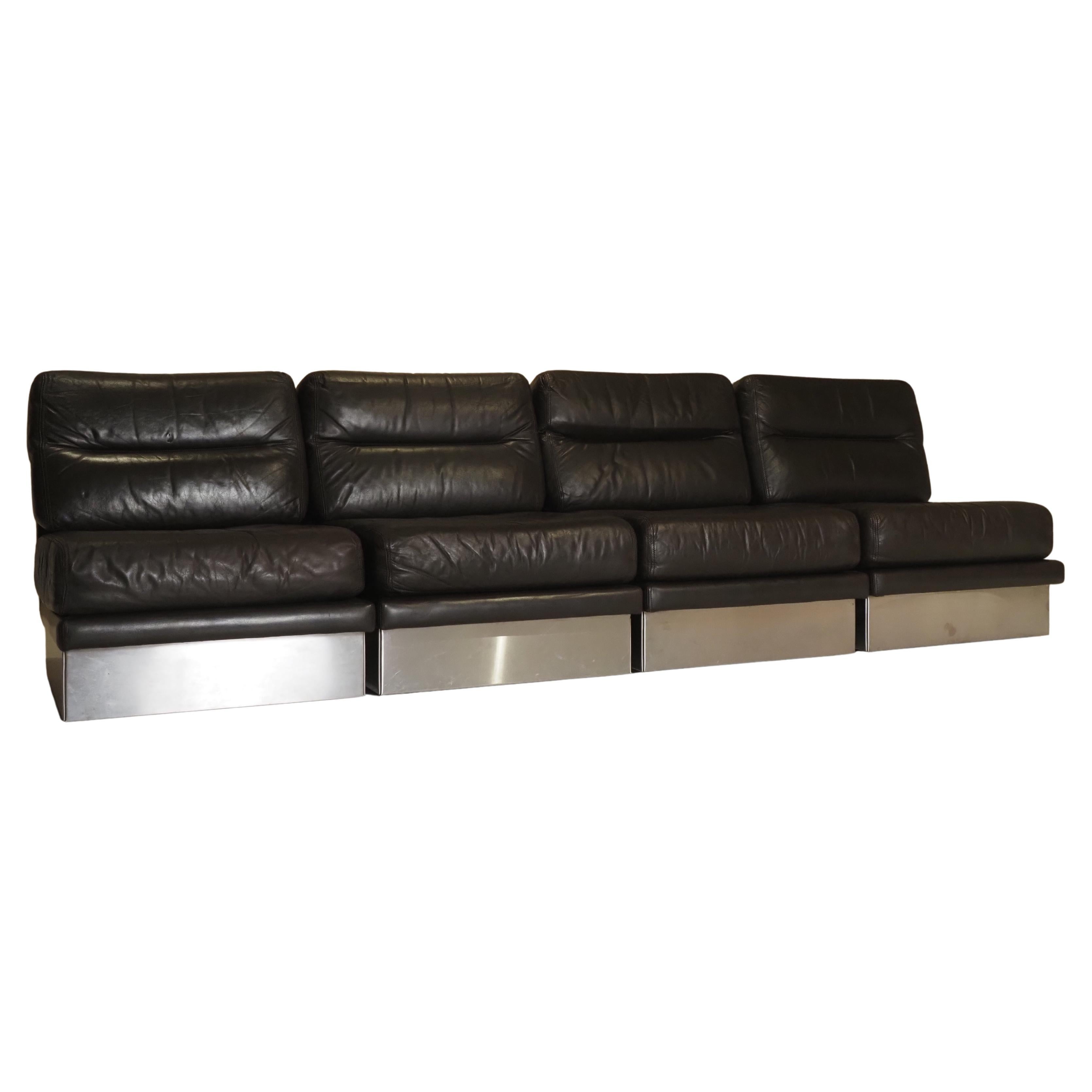 Set di sedie da salotto Roche Bobois francese anni '70 in vendita