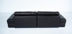 Divano Roche Bobois, pelle nera