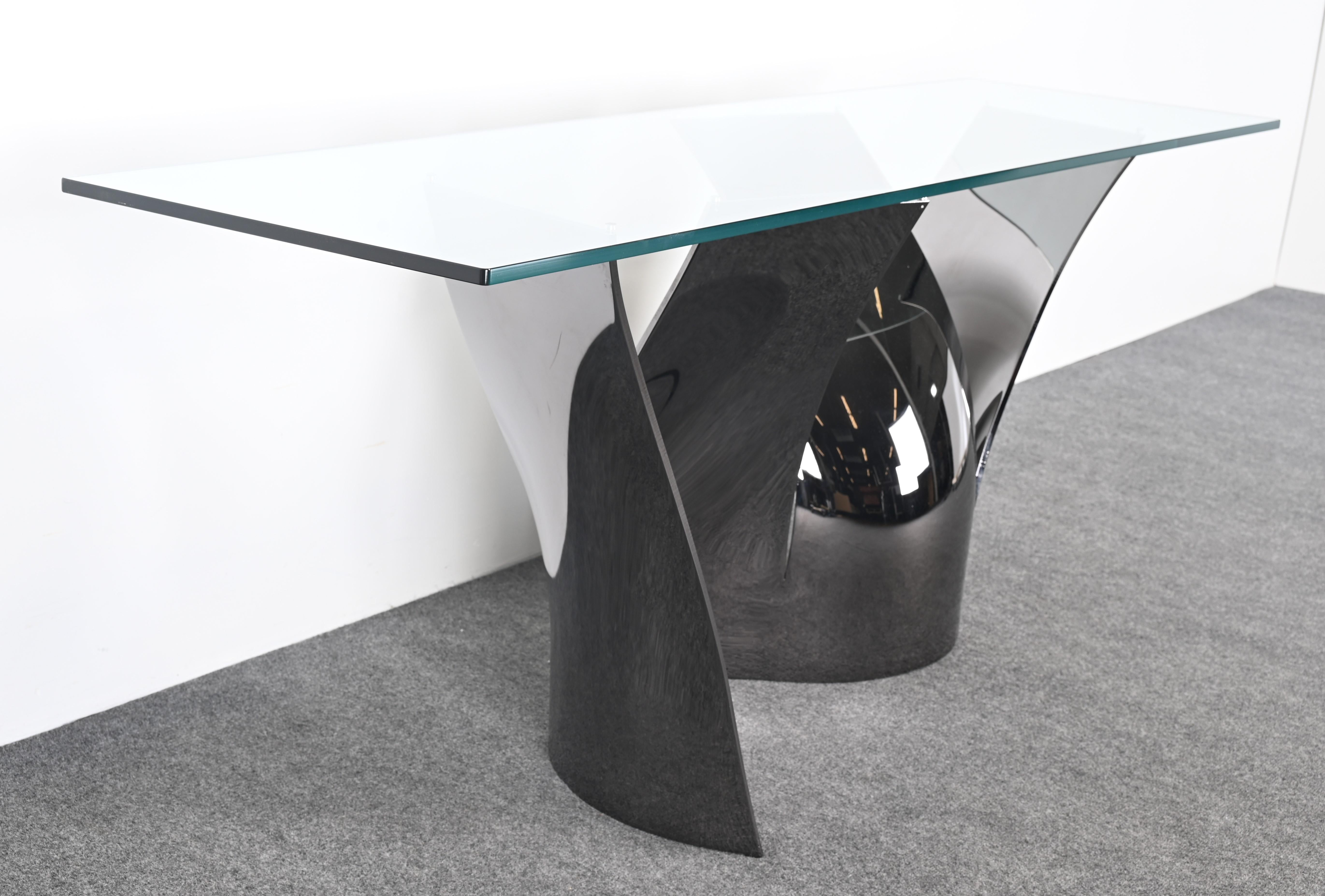 Roche Bobois Black Nickel Finished Steel  